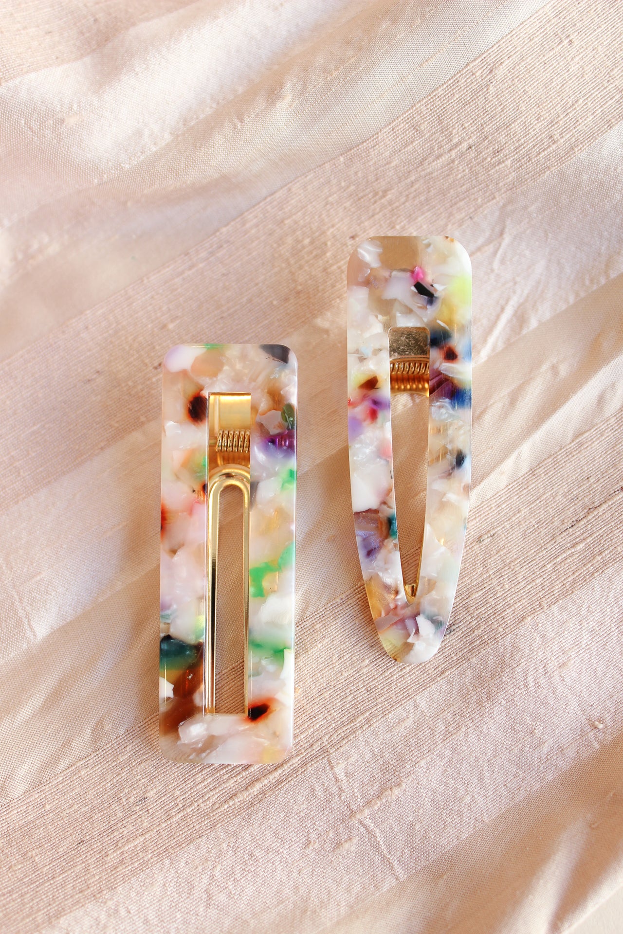 Confetti Hair Clips