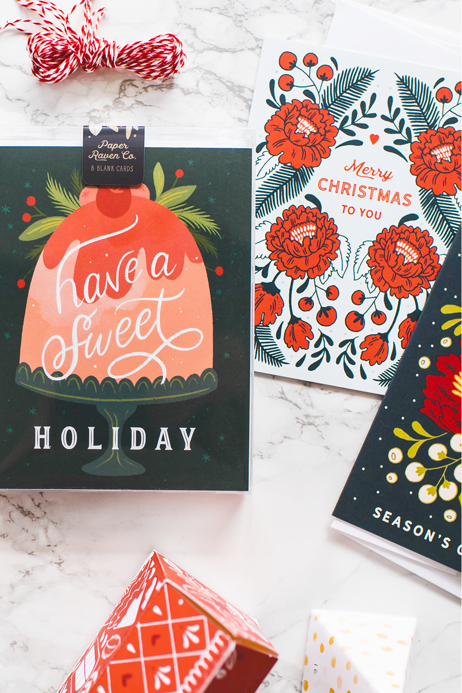 Christmas Rose Holiday Card