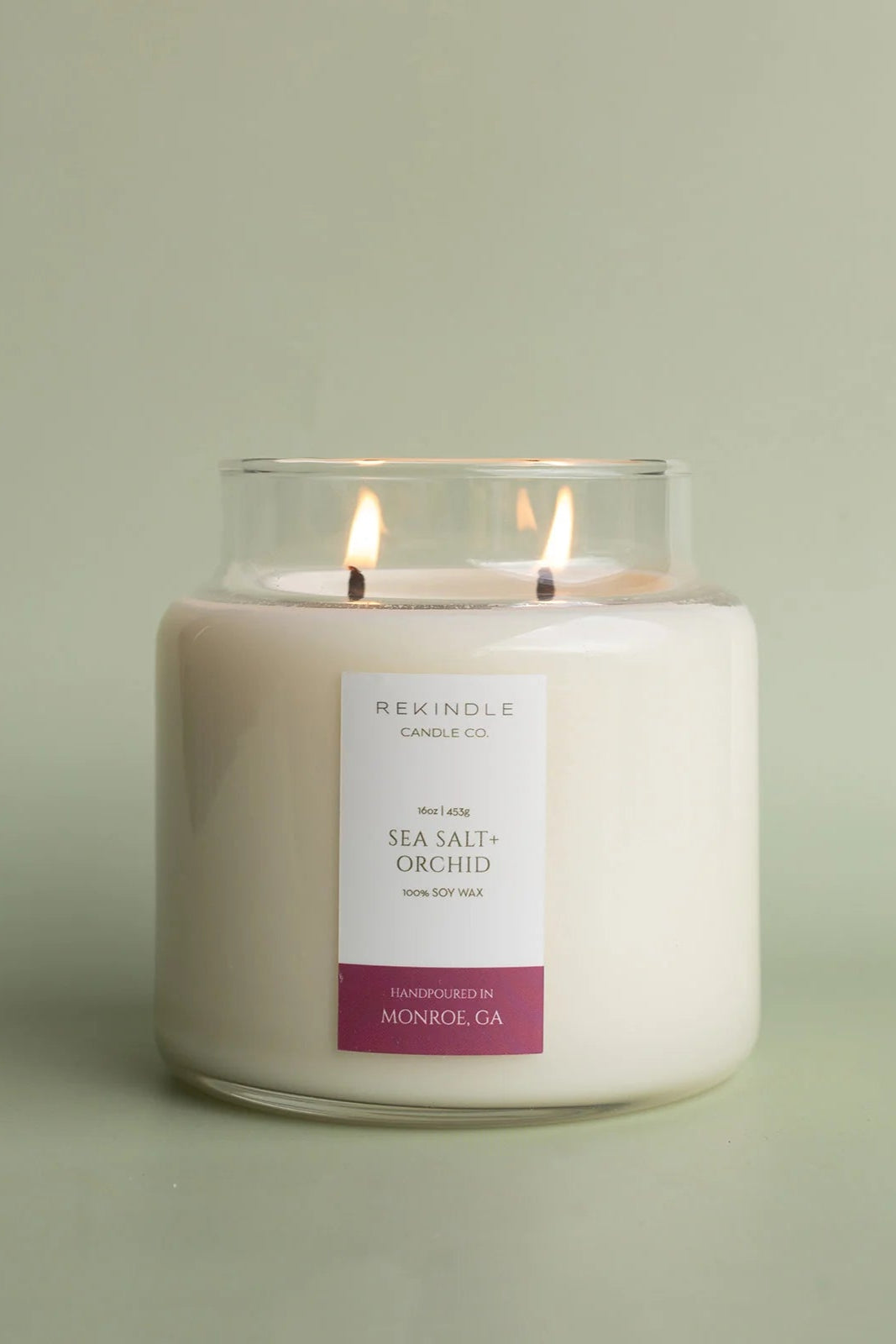 16 oz. Hand Poured Double Wick Candle