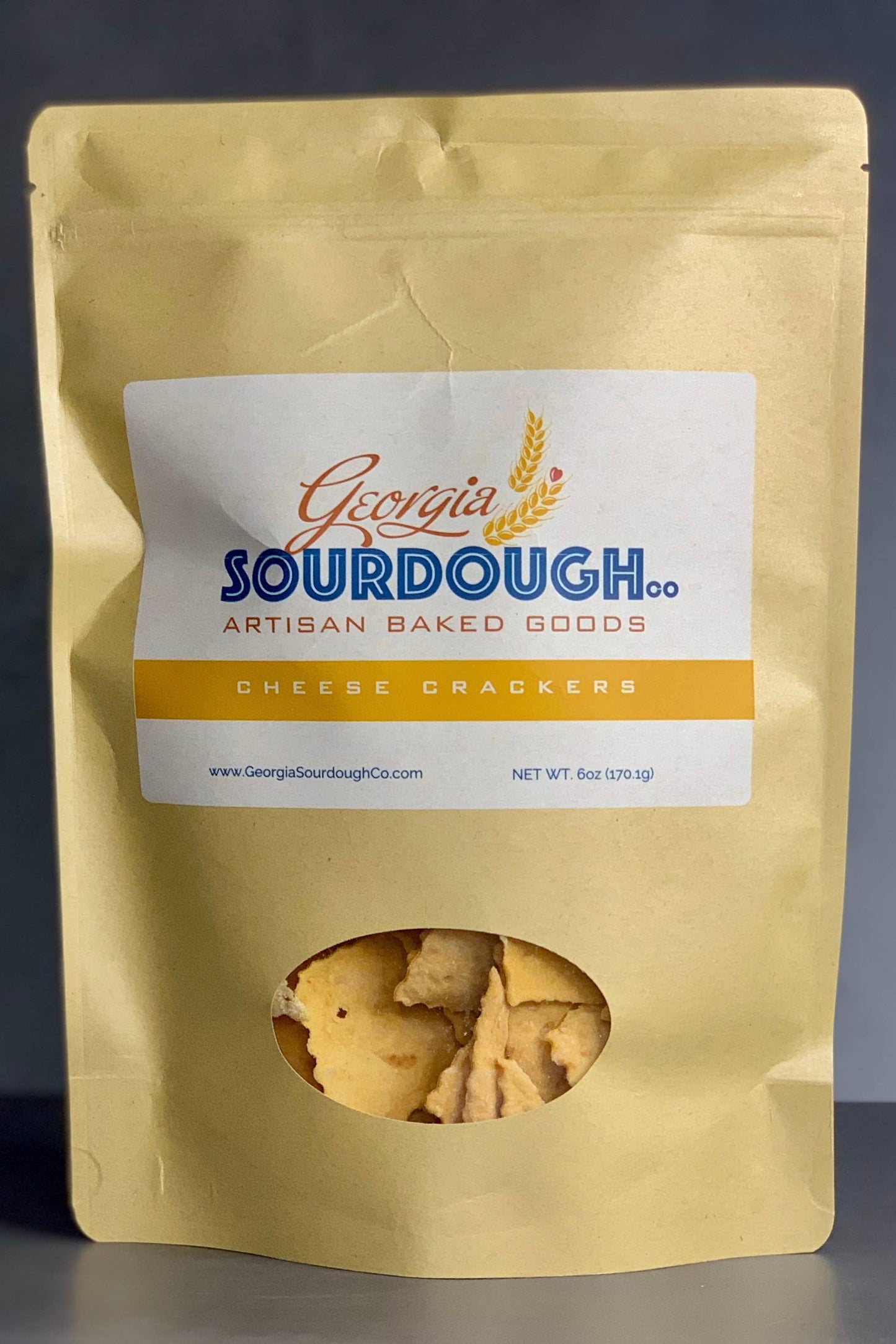 Sourdough Cheese Crackers