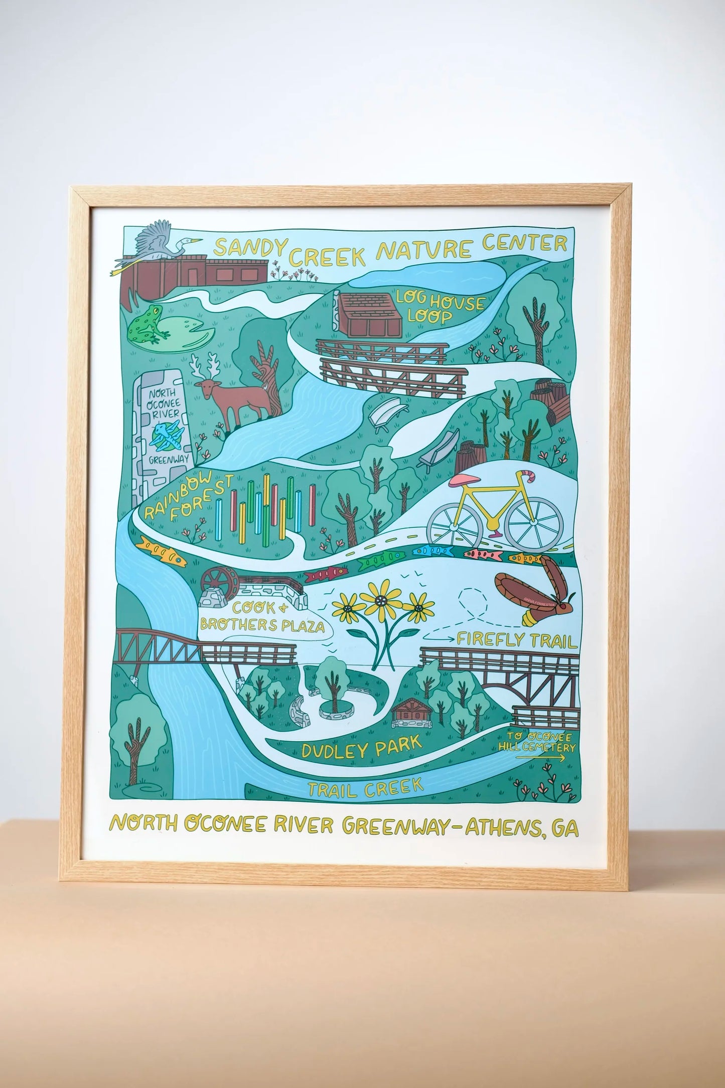 North Oconee River Greenway Print