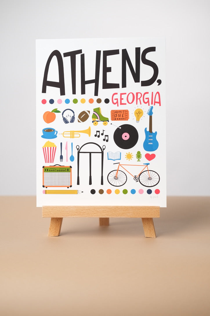 Athens in Color Print