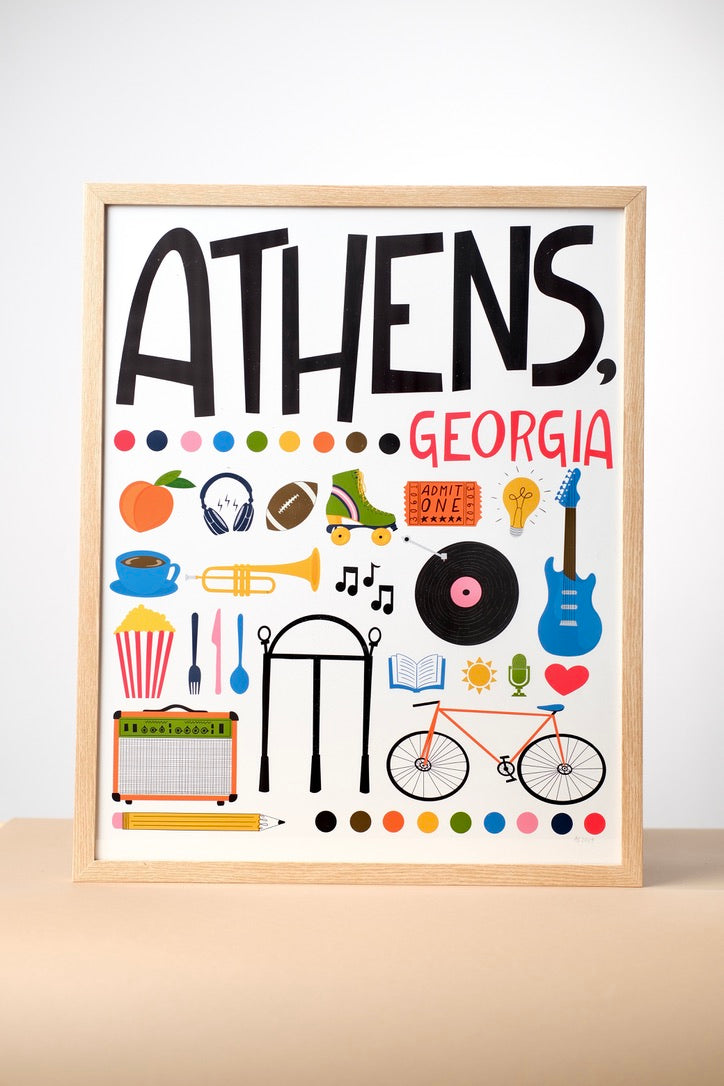 Athens in Color Print