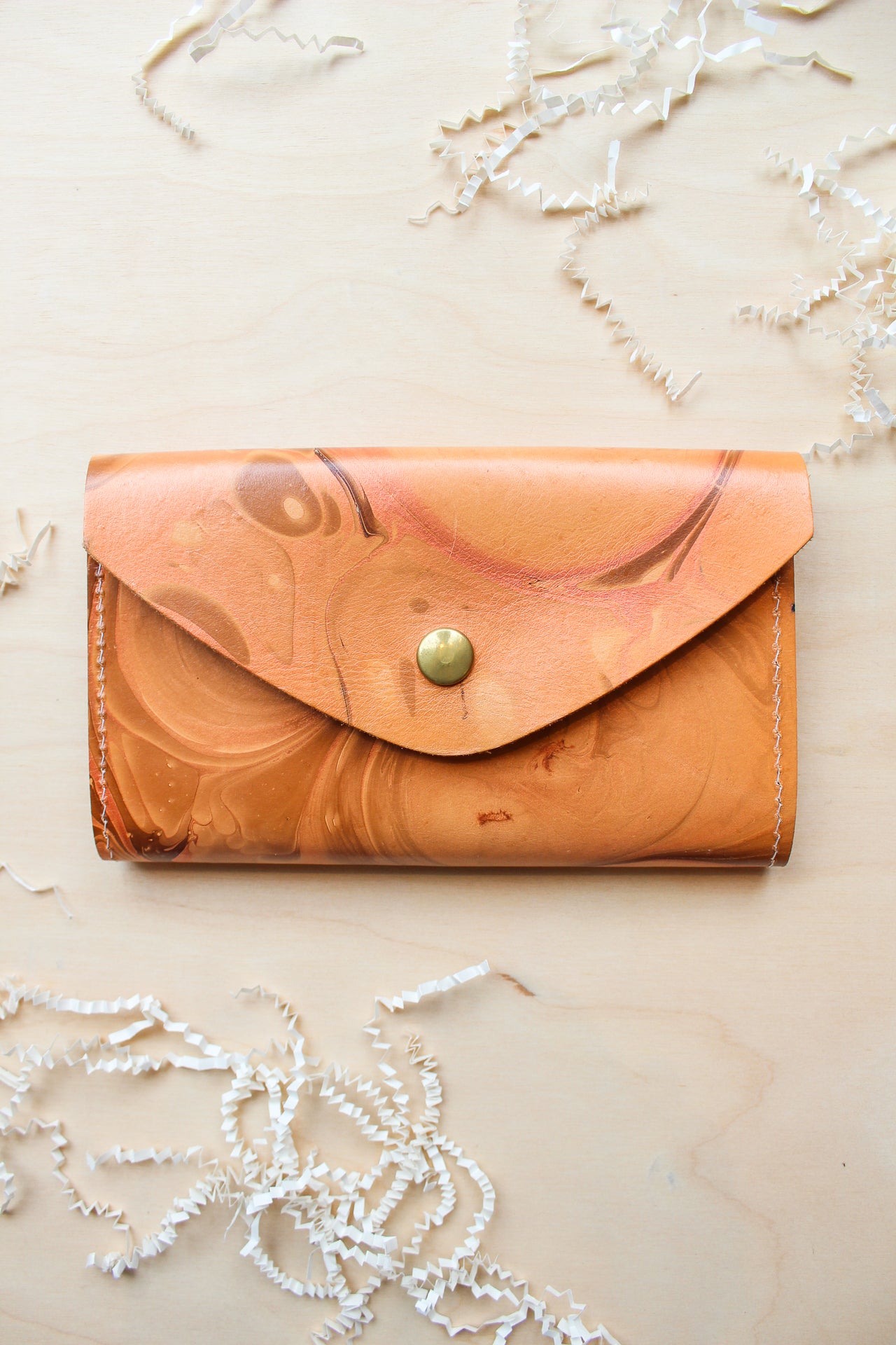 In-A-Snap Leather Wallet - Glad & Young Studio