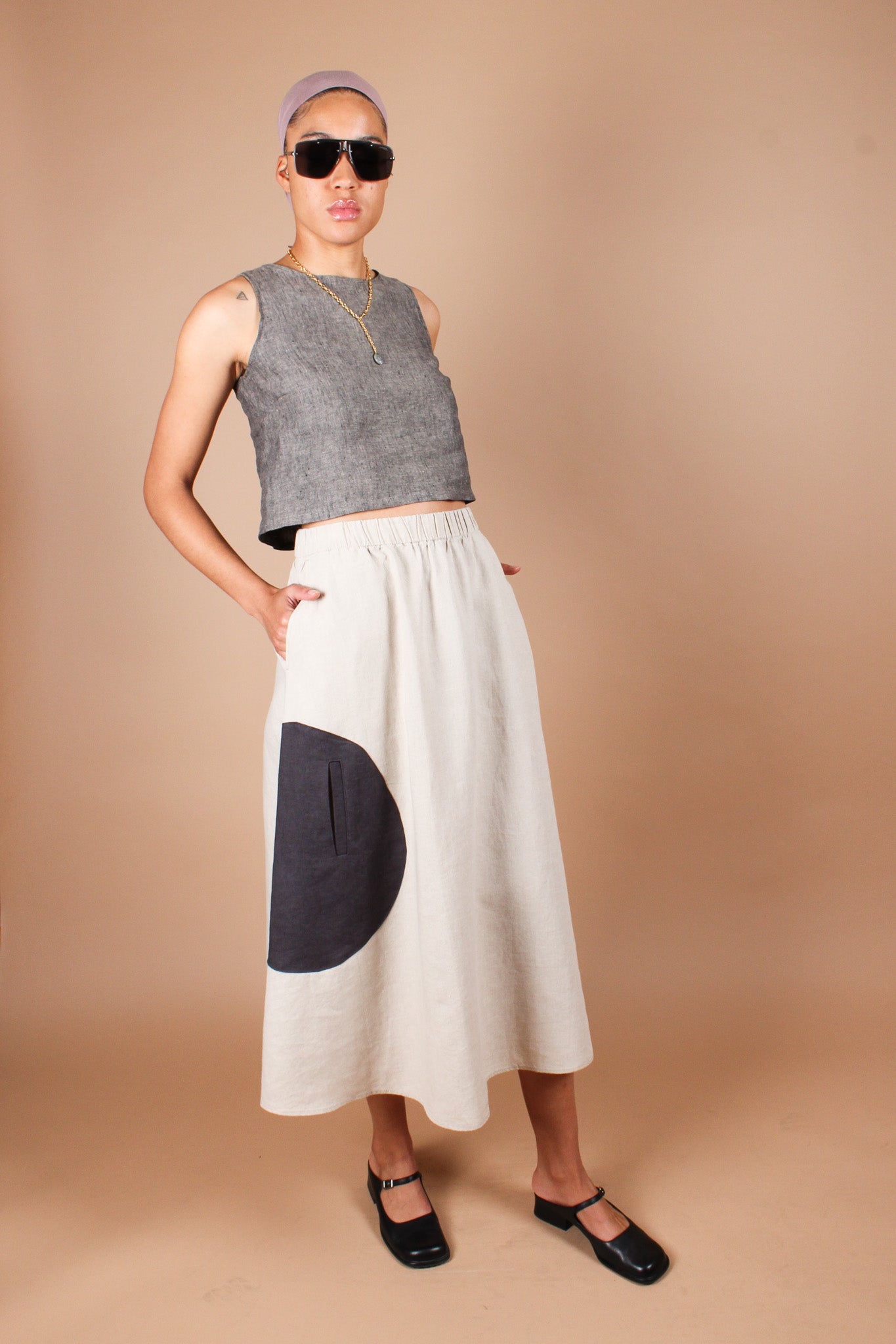 Handmade Crop Tank in Static