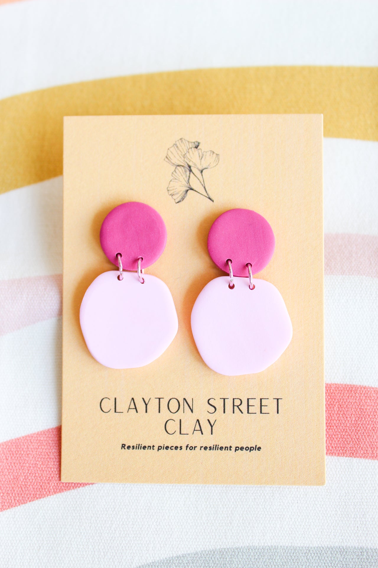 Color Block Earrings