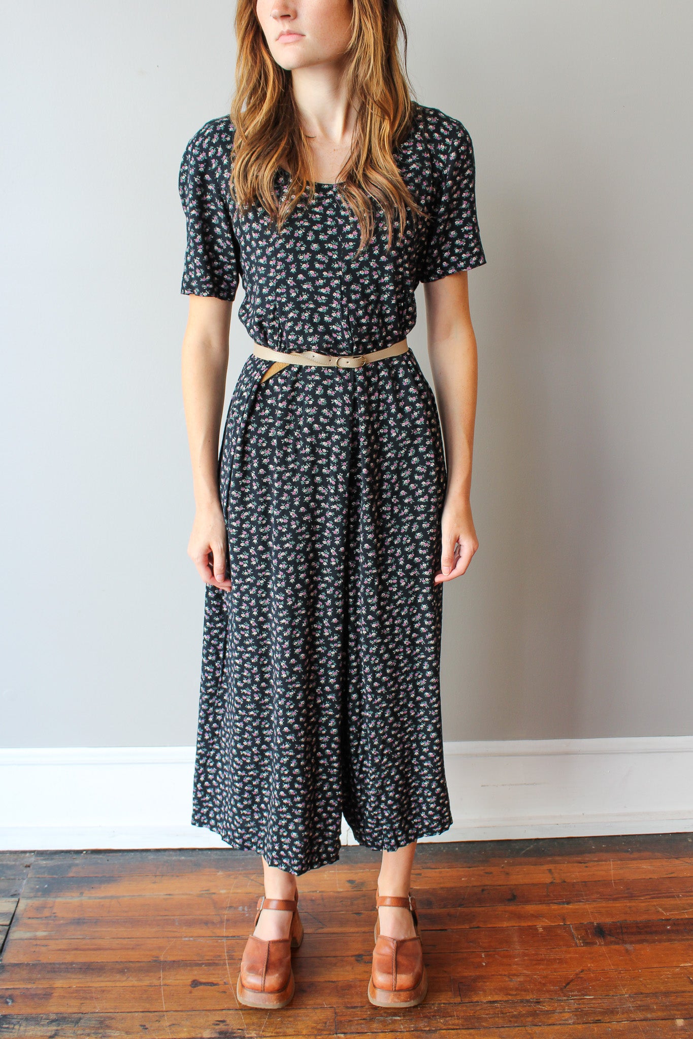 Vintage Floral Romper Size S