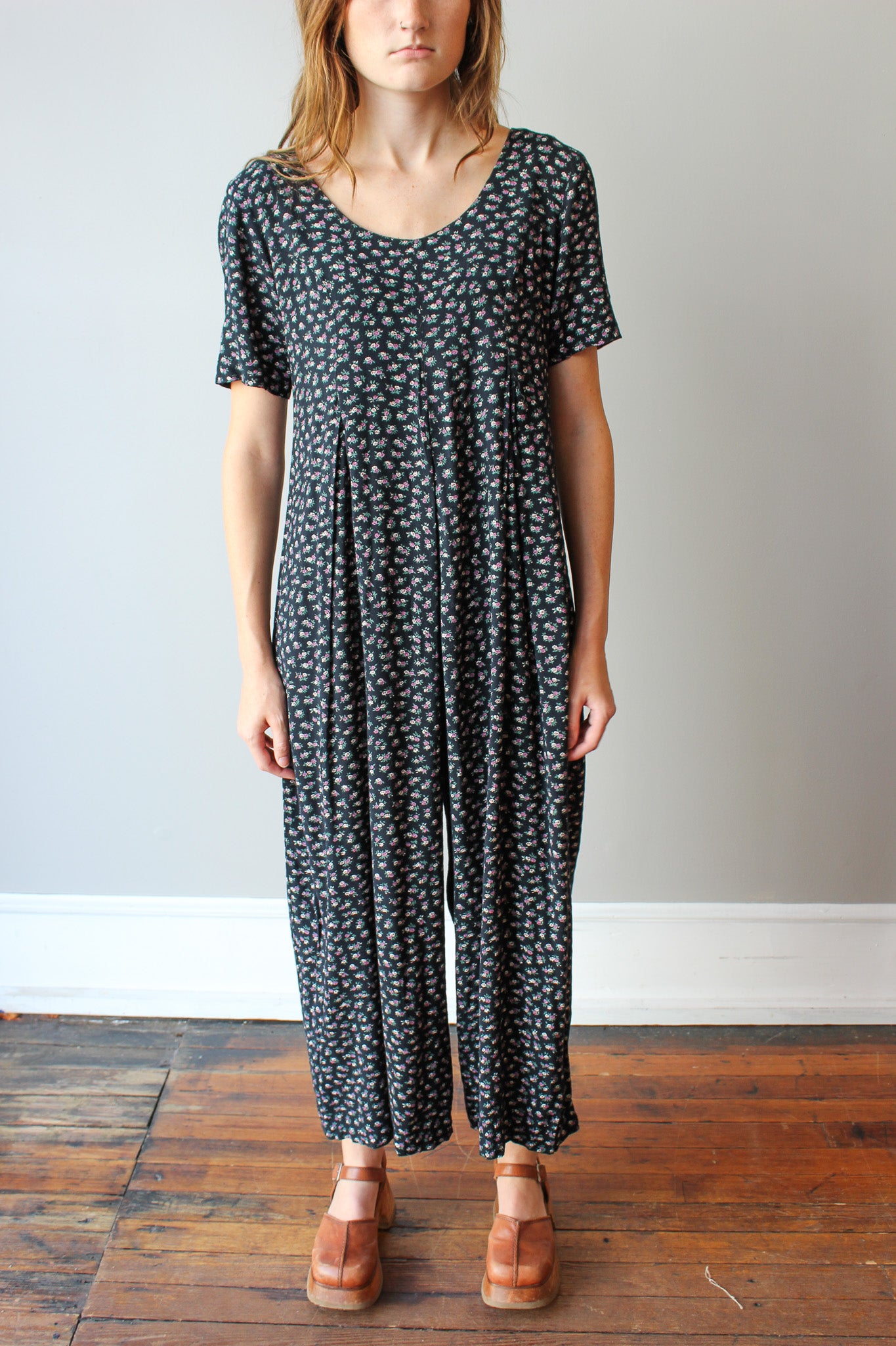 Vintage Floral Romper Size S