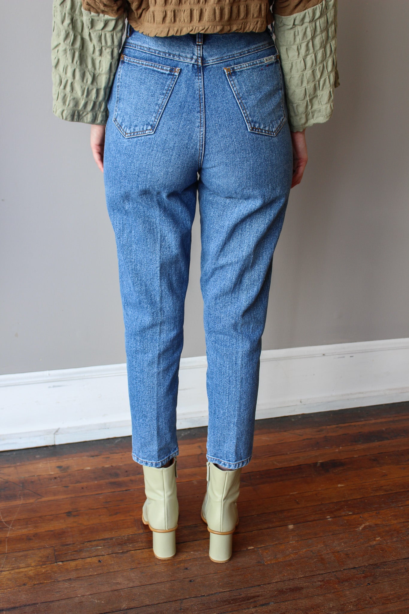 Vintage Tapered Blue Jeans Size M