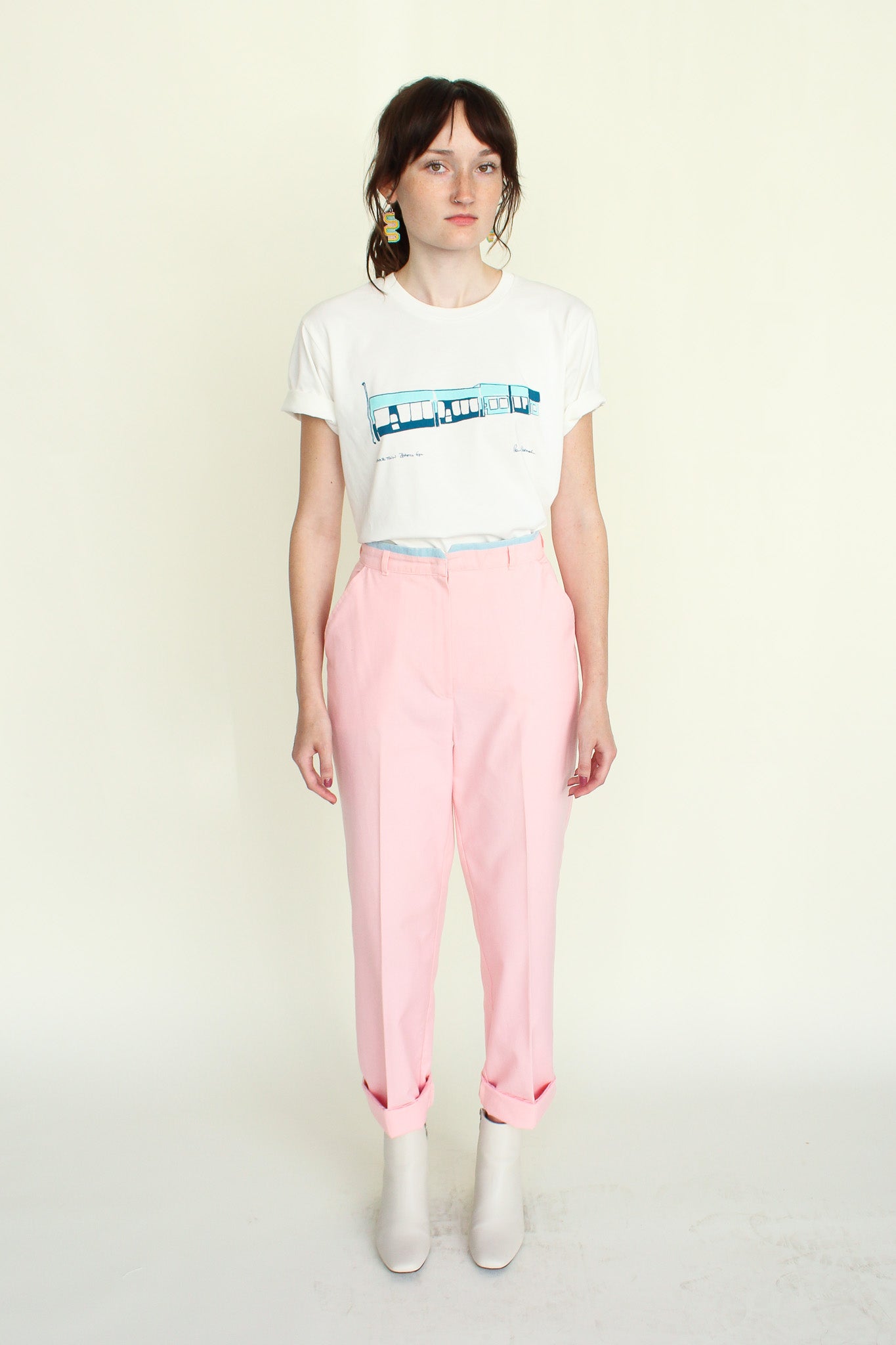 Vintage Peony Pants Size XS