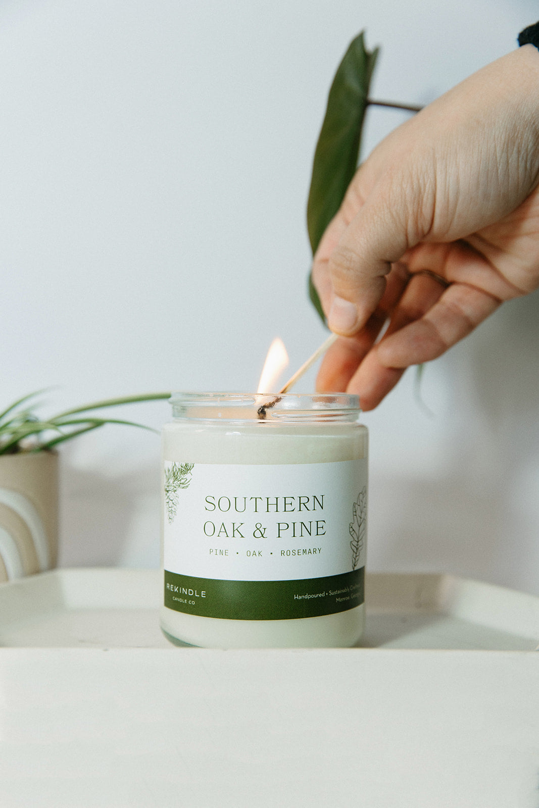 7.5 oz. Hand Poured Cotton Wick Soy Candle
