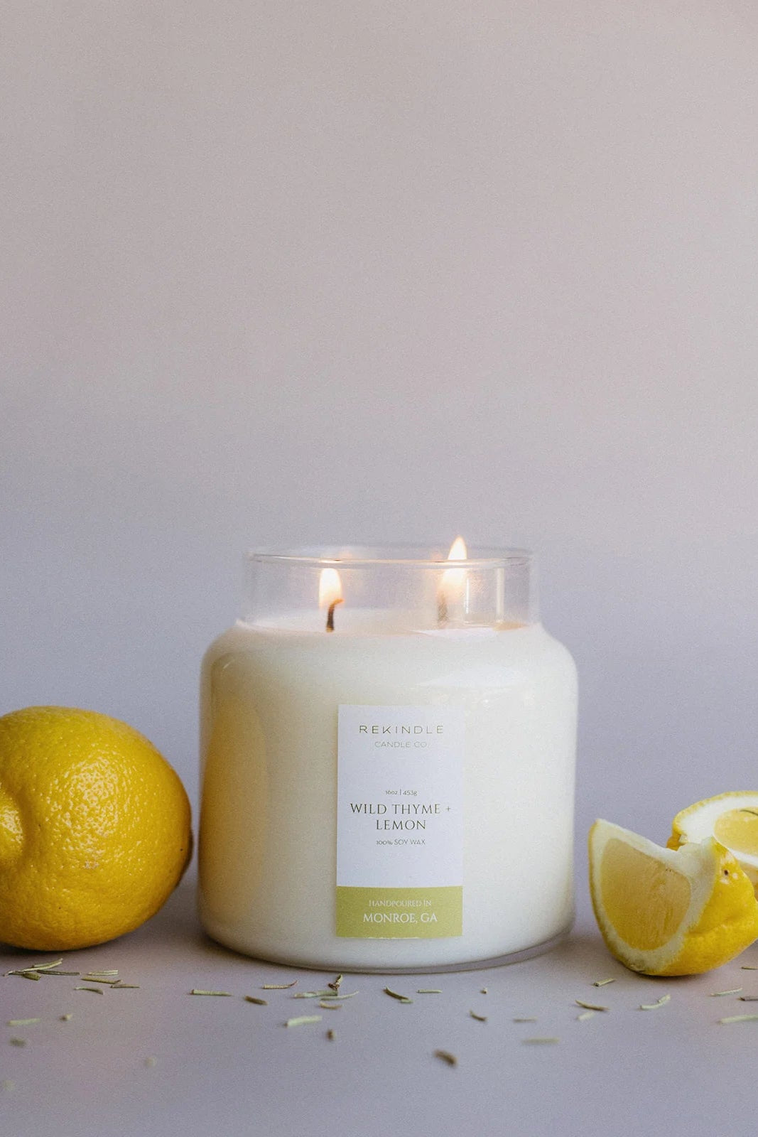 16 oz. Hand Poured Double Wick Candle