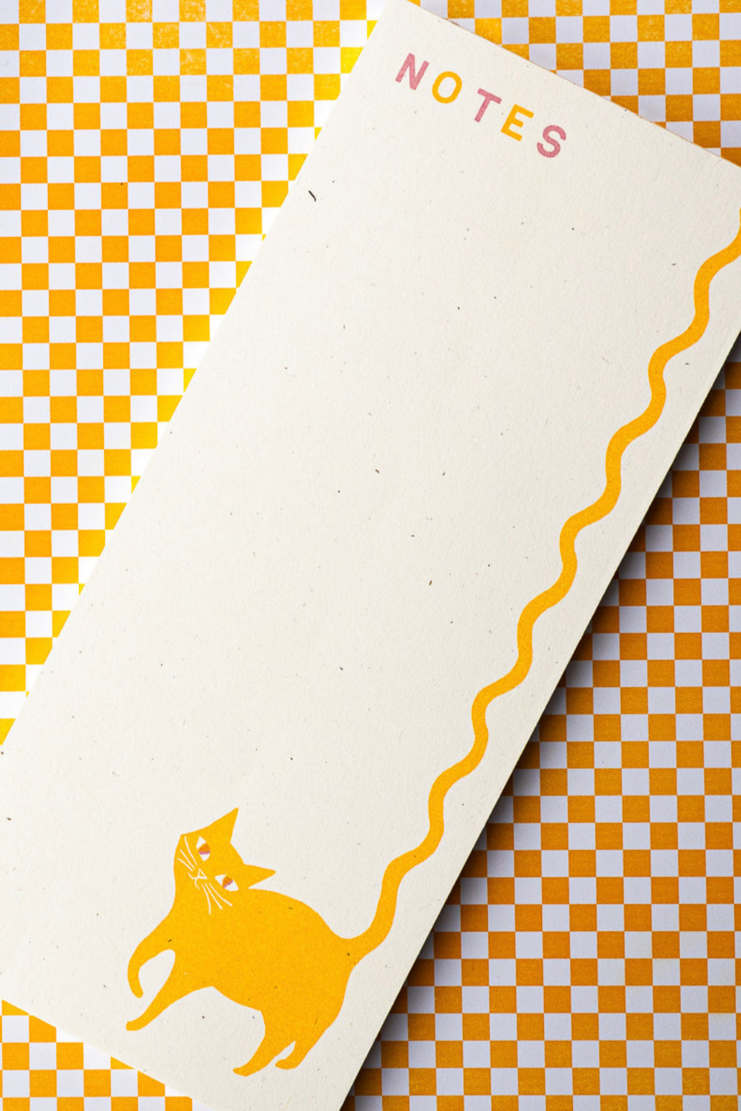 Squiggly Tail Cat Notepad