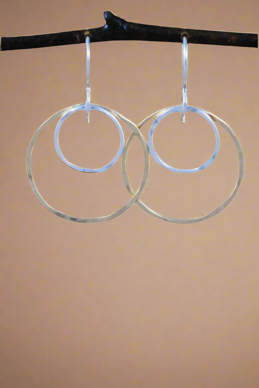 Double Ring Earrings