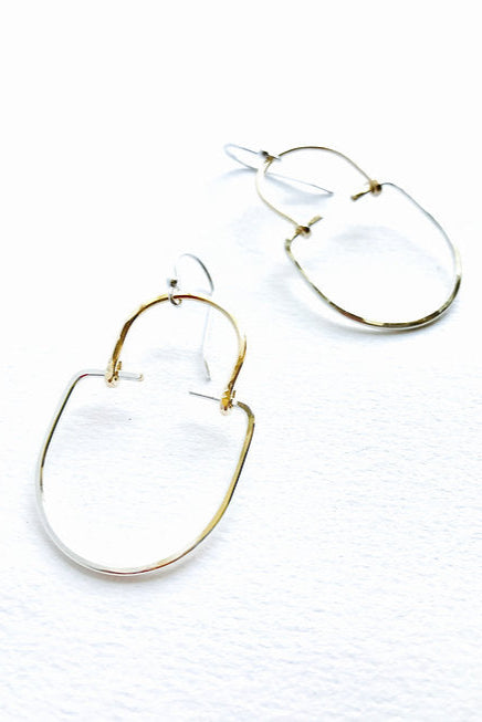 Sterling & 14k GF Cleo Earrings