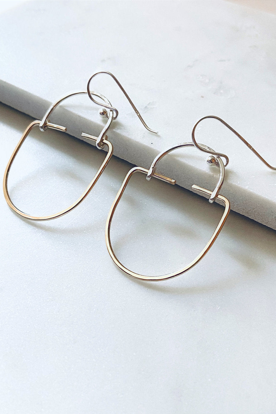 Sterling & 14k GF Cleo Earrings