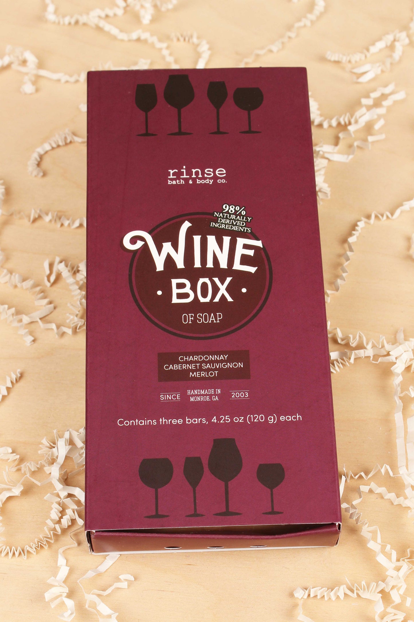Wine Box of Soap