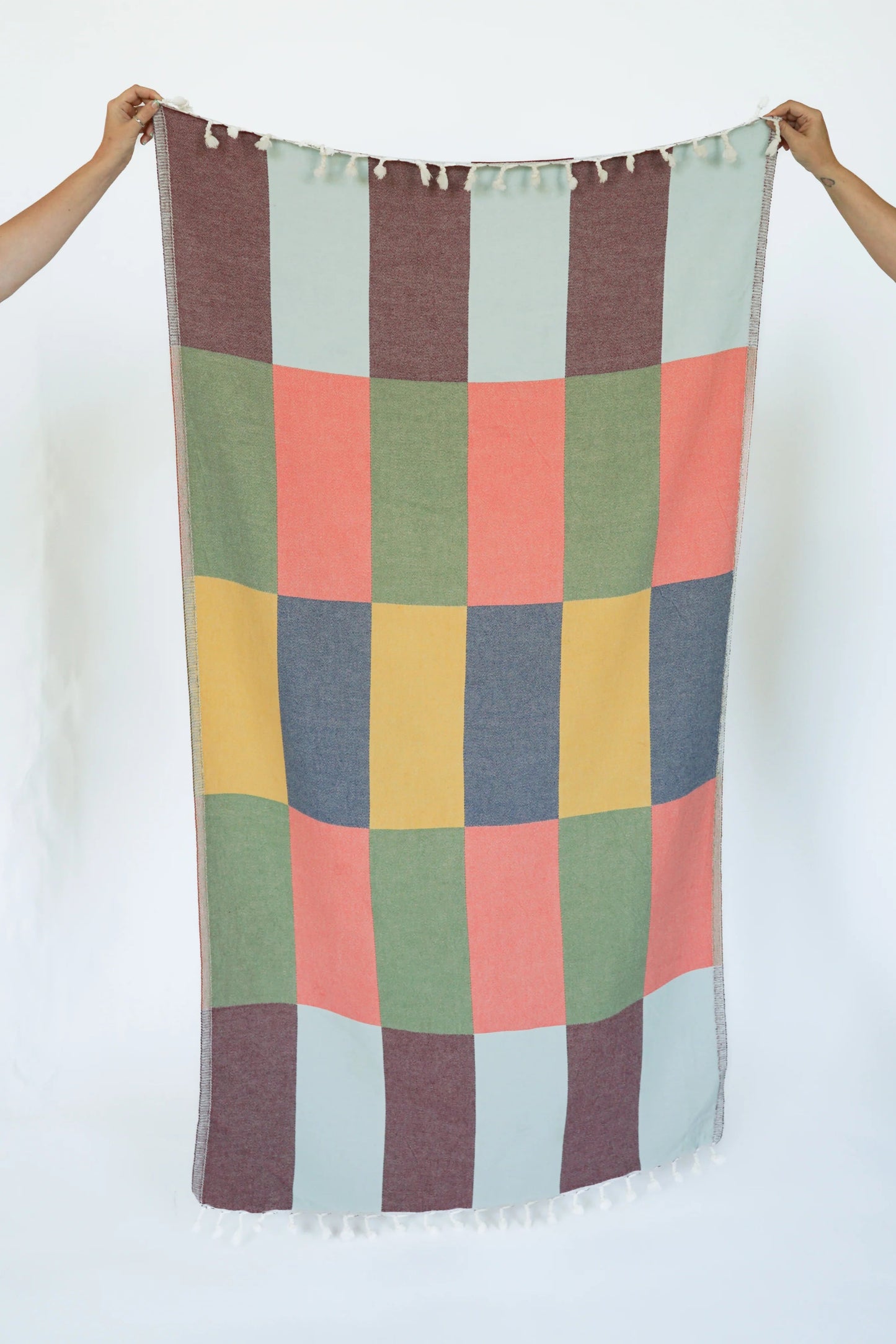 Turkish Towel in Flag Pattern