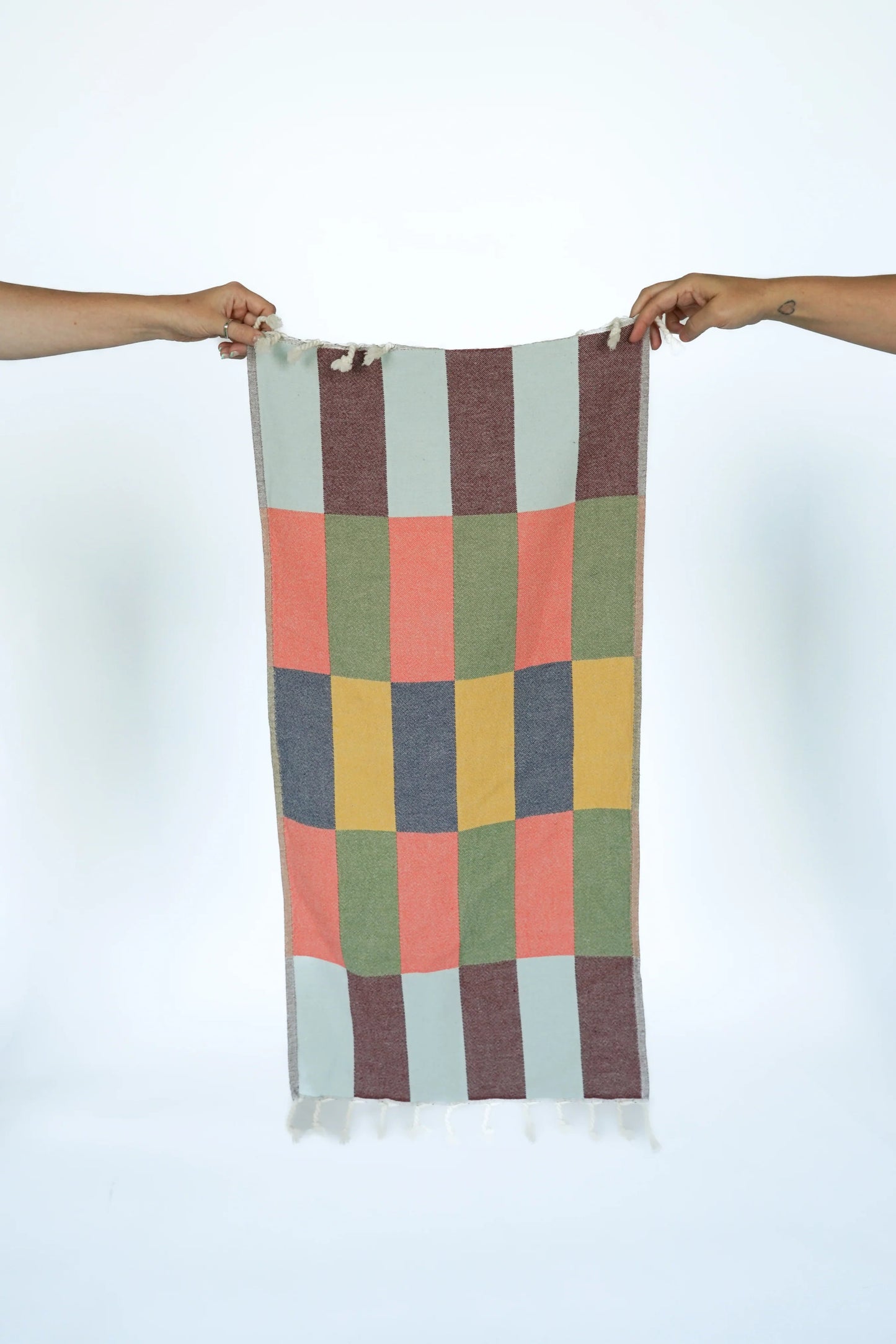 Turkish Towel in Flag Pattern