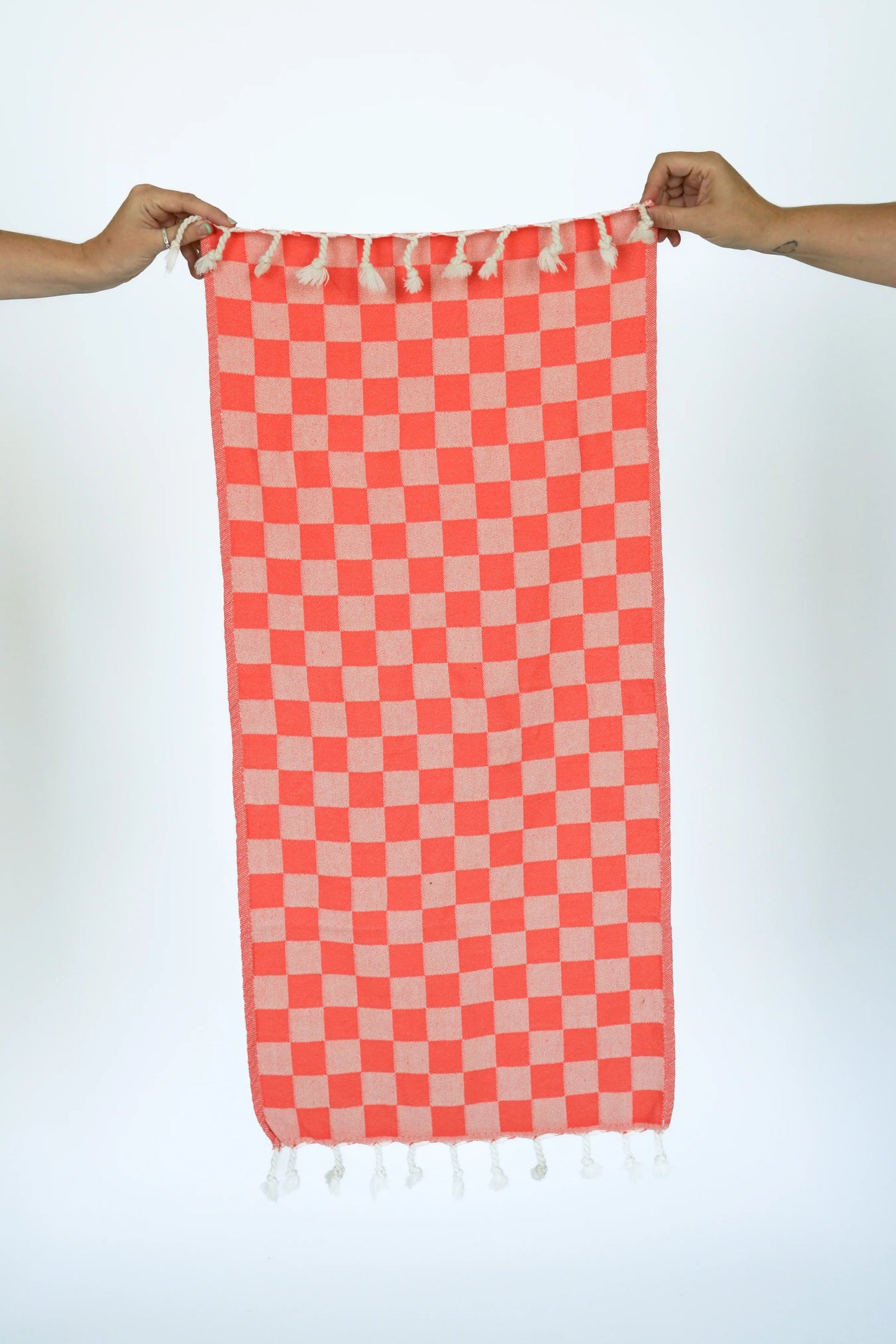 Checkered Turkish Hand Towel