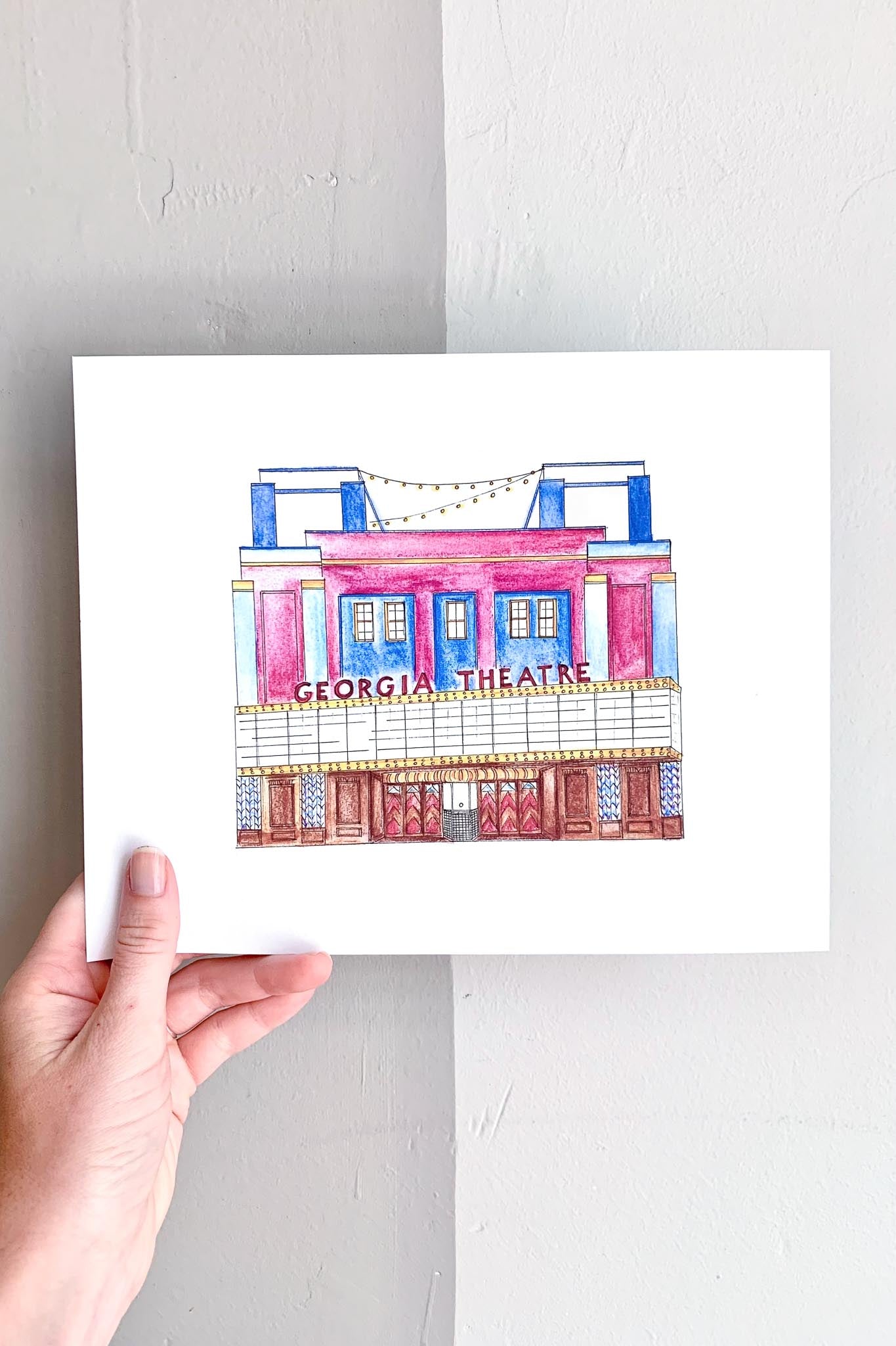 Athens Landmarks Prints