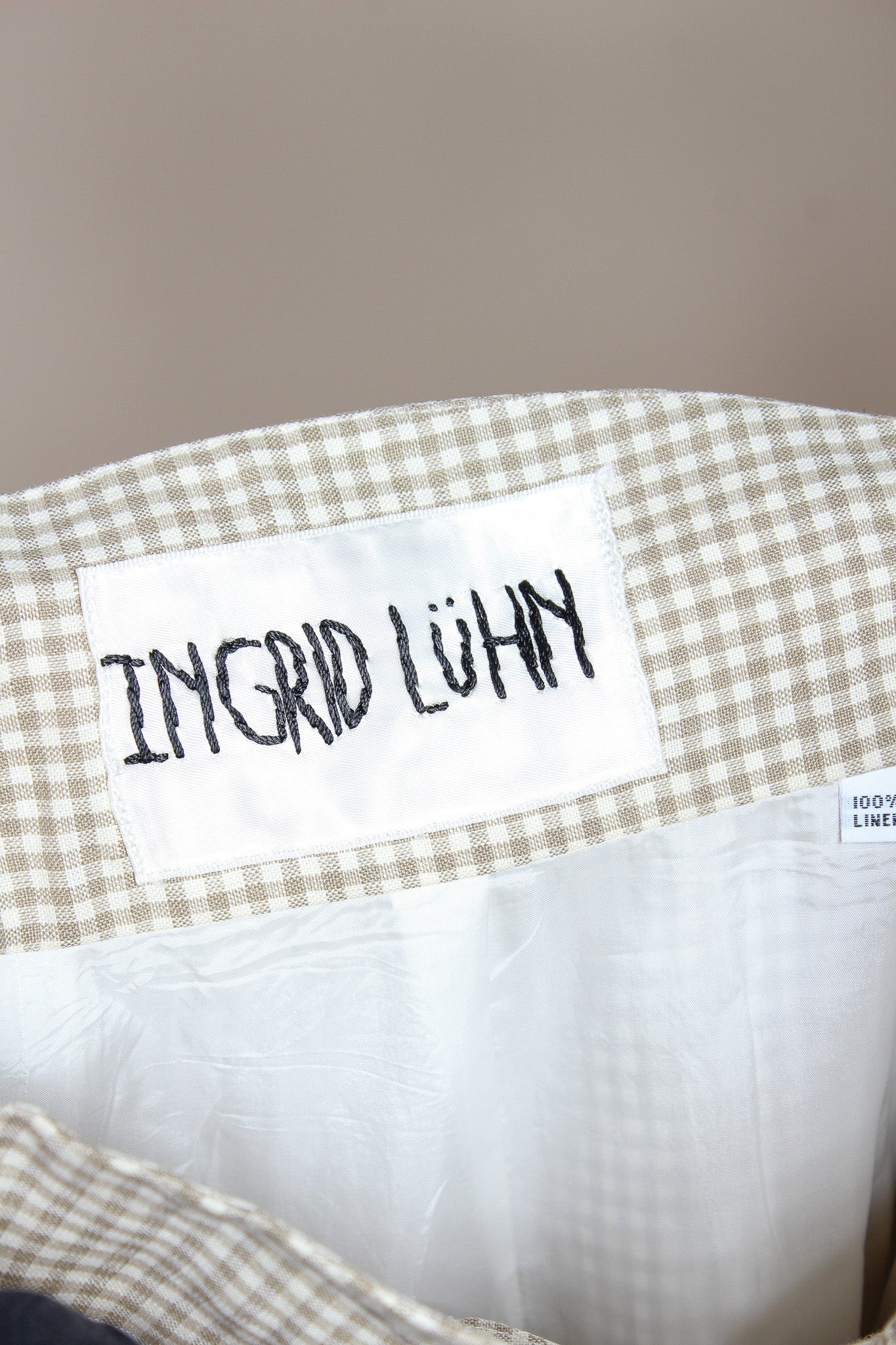 Vintage Ingrid Lühn Linen Pants Size M