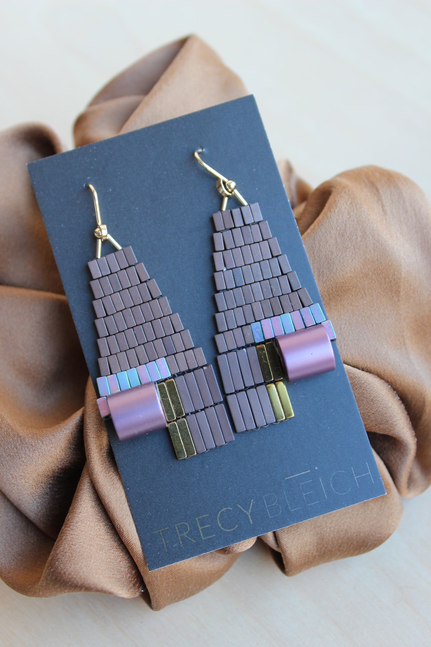Athena Hematite Earrings