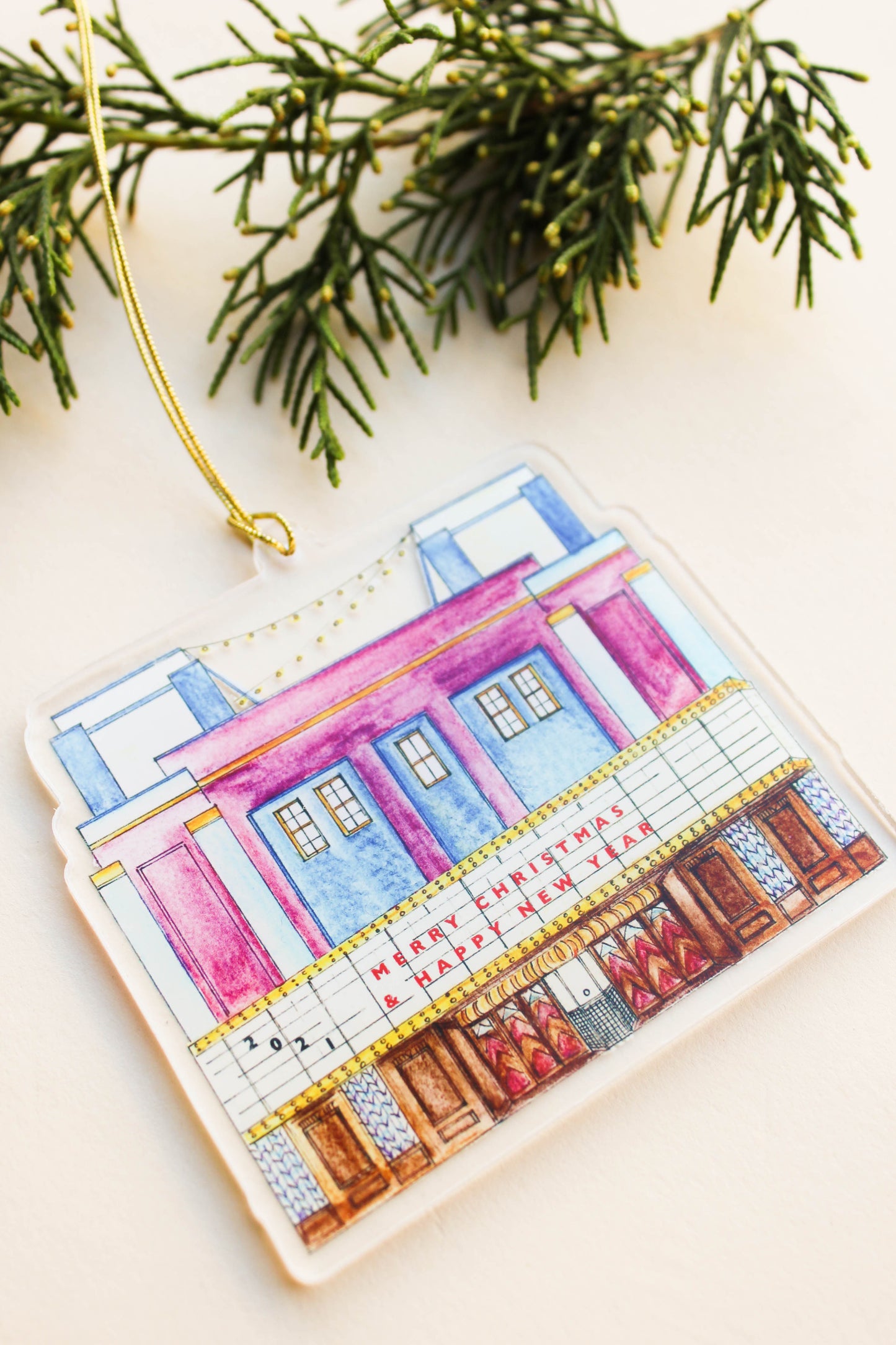 Athens Acrylic Ornament