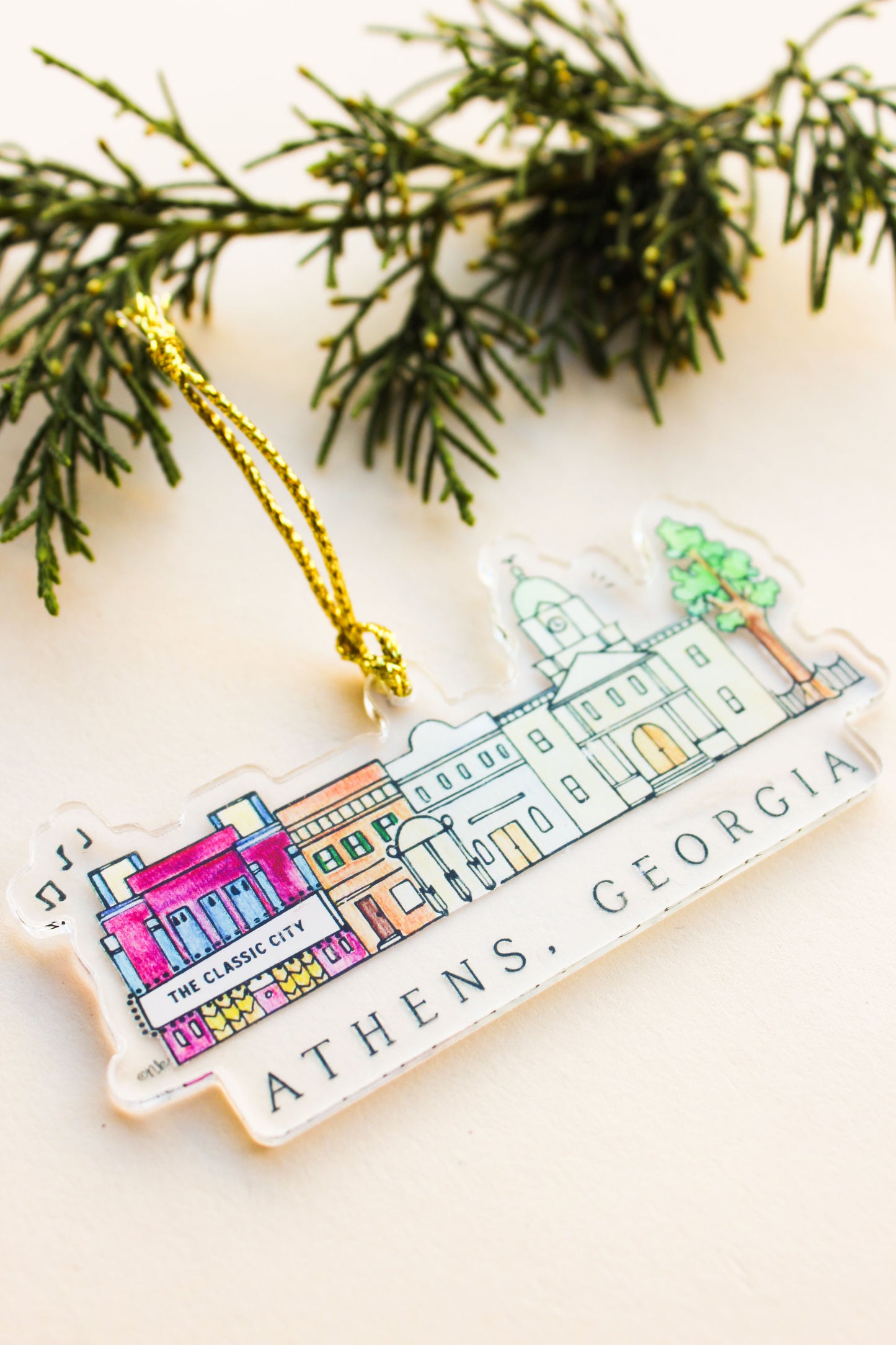 Athens Acrylic Ornament