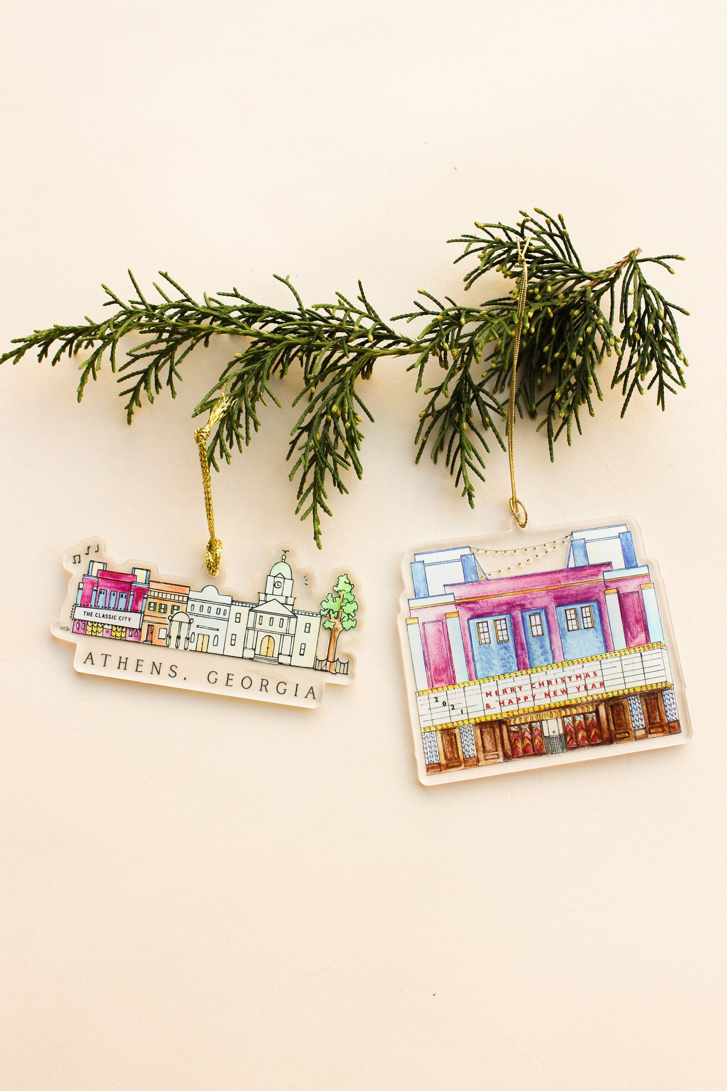 Athens Acrylic Ornament