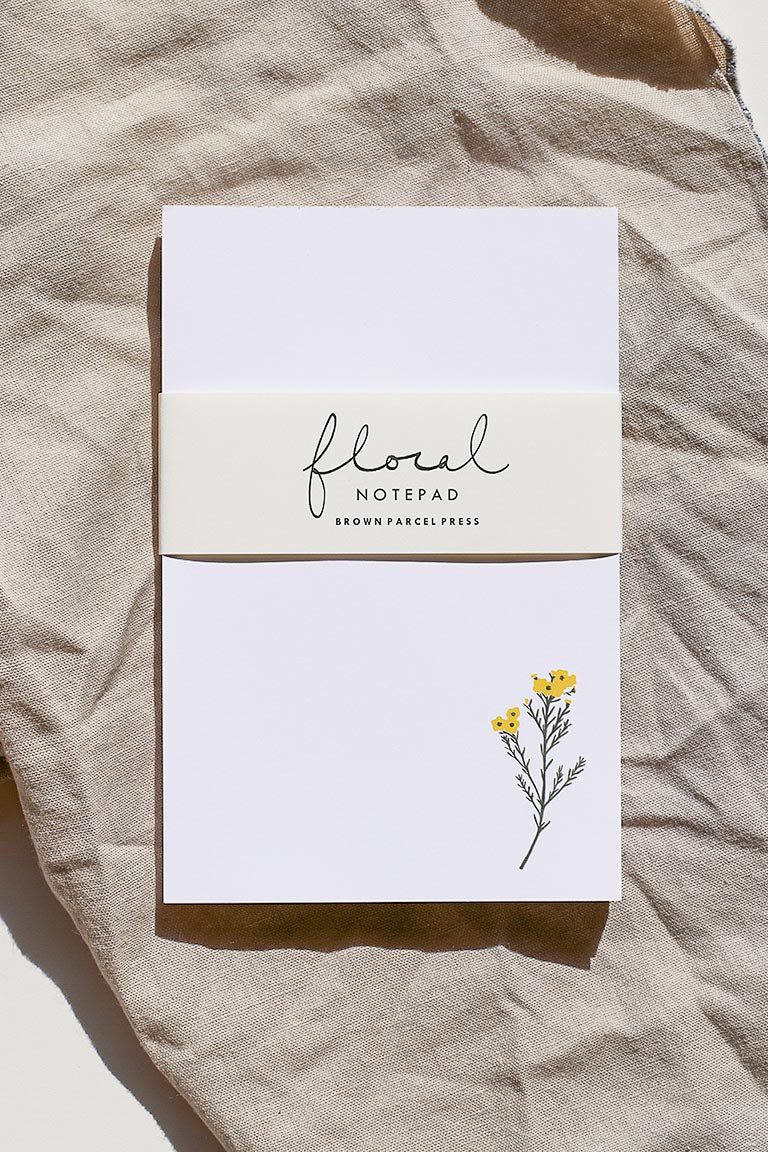 Floral Notepad