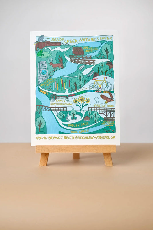 North Oconee River Greenway Print