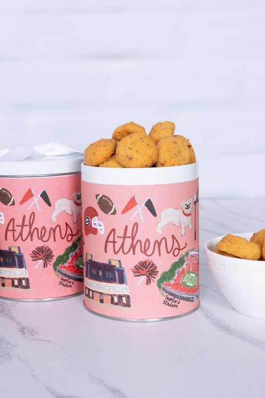 Gourmet Shortbread Cookies in Athens Gift Tin