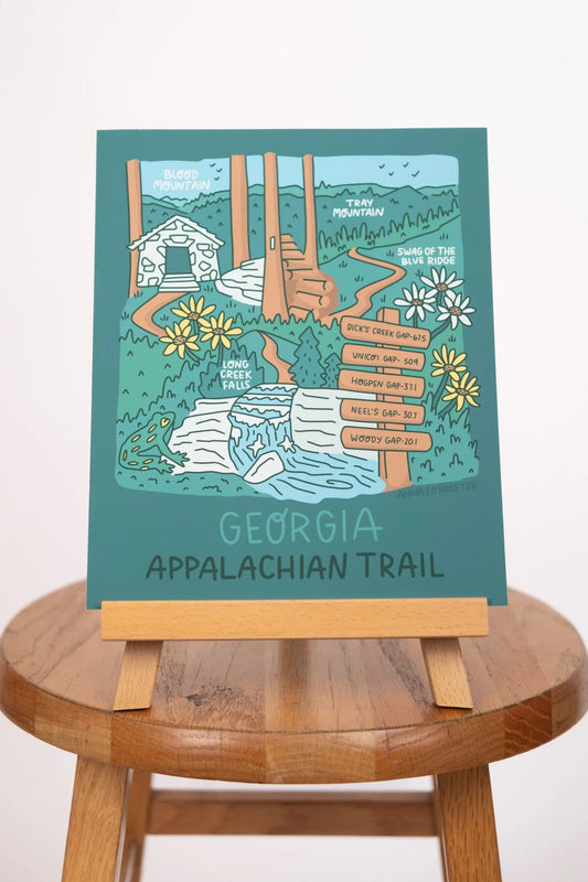 Georgia Appalachian Trail Print