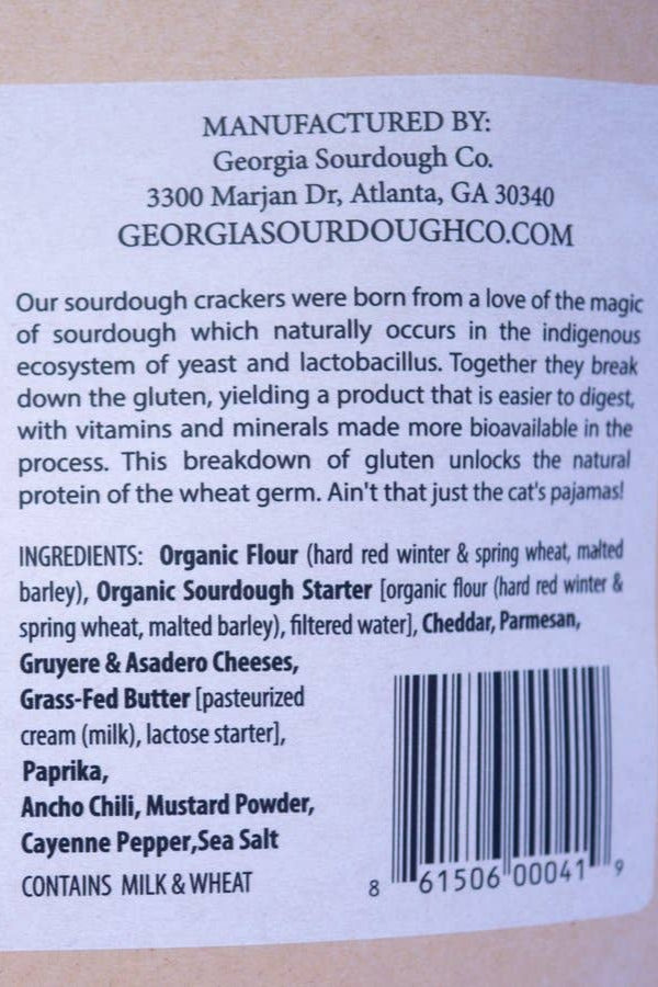 Sourdough Cheese Crackers