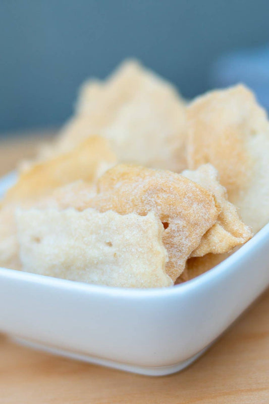 Sea Salt Sourdough Crackers