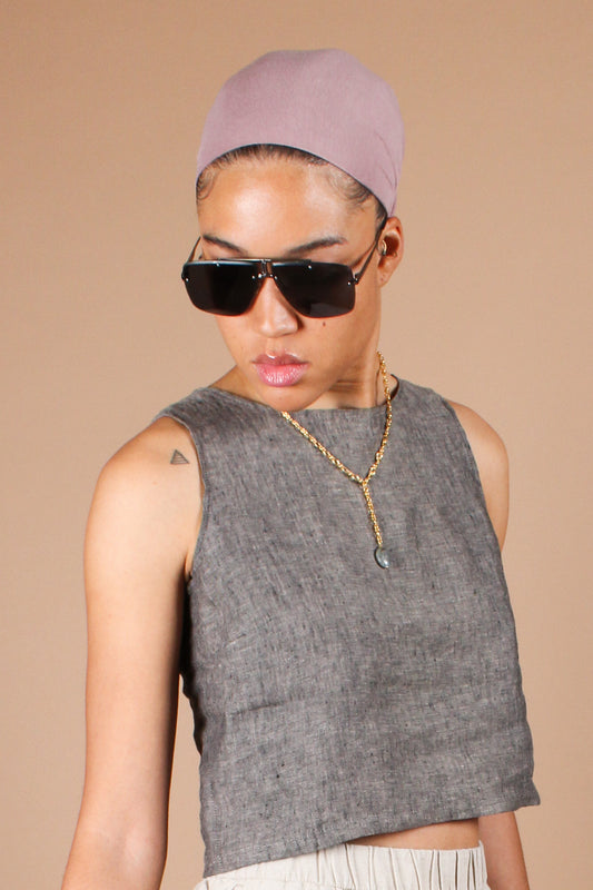 Handmade Crop Tank in Static