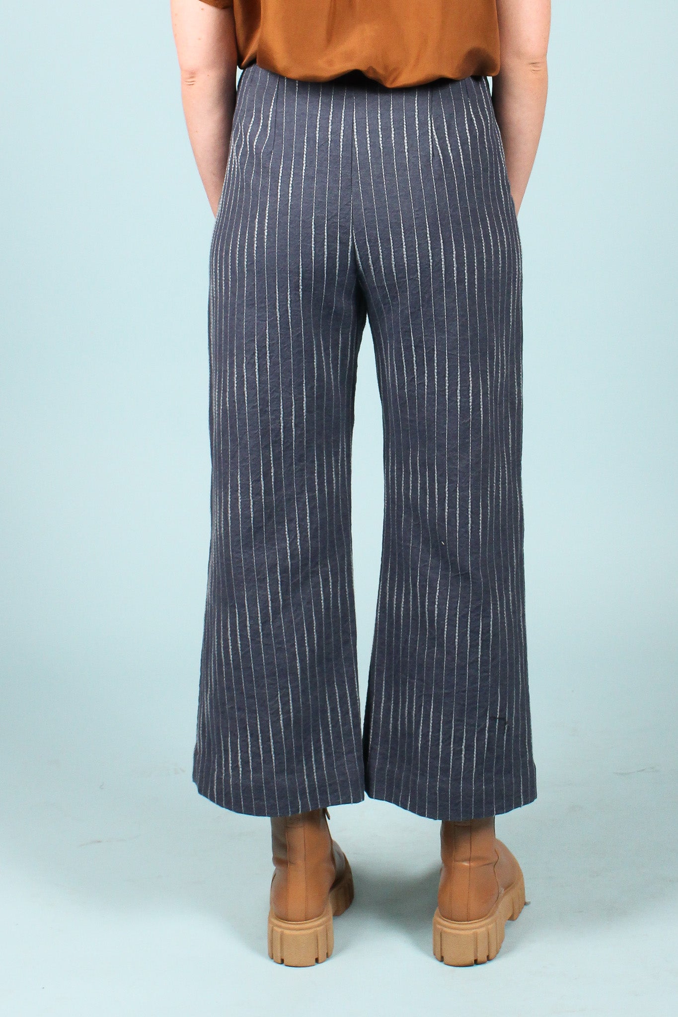 Handmade Wideleg Pants in Stripe Size L