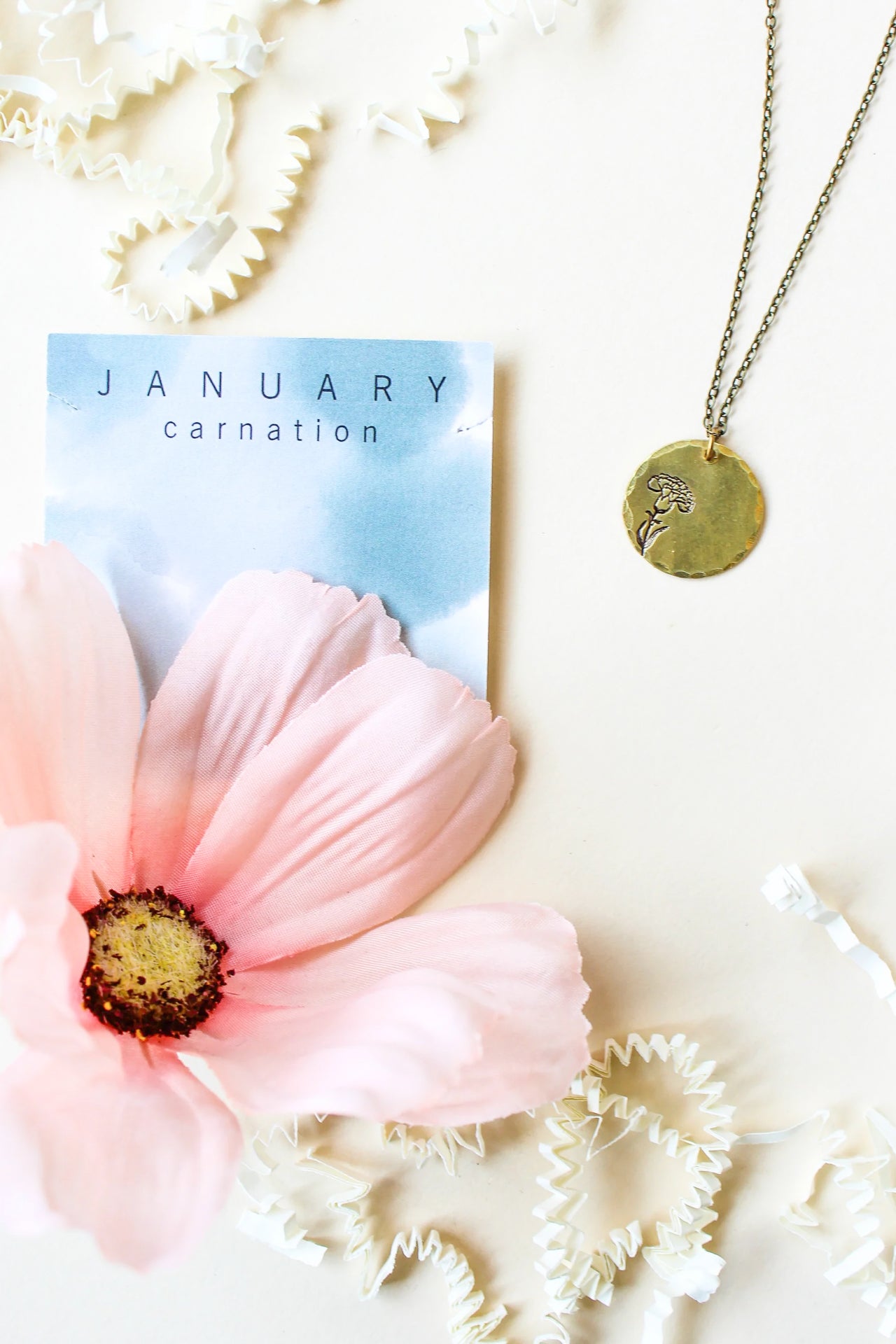 Month Flower Necklace