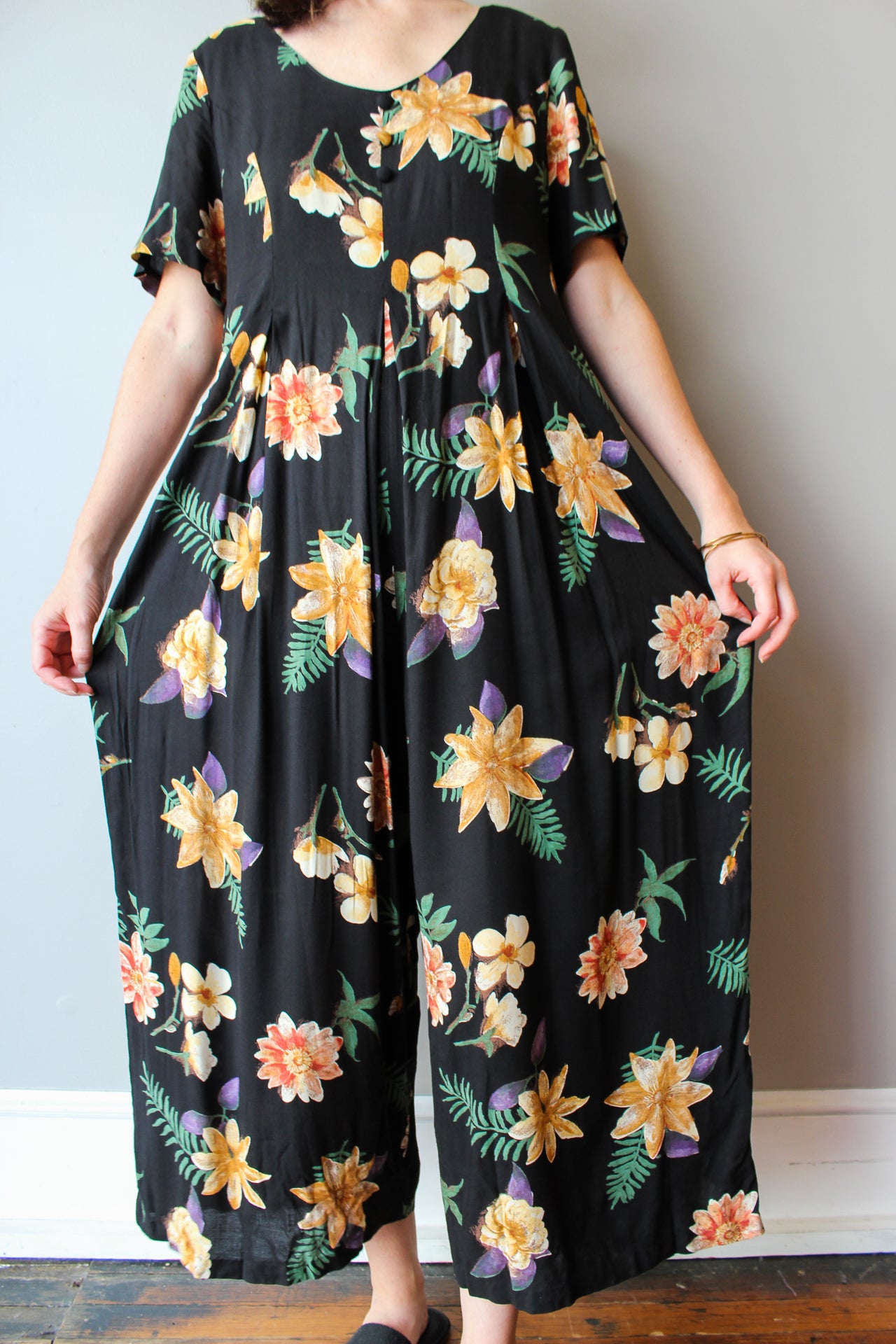 Vintage Floral Jumpsuit Size L – COMMUNITY