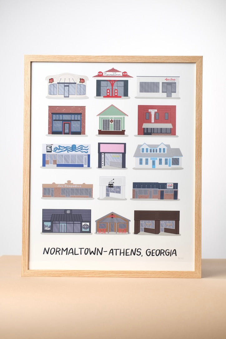 Normaltown Athens Print