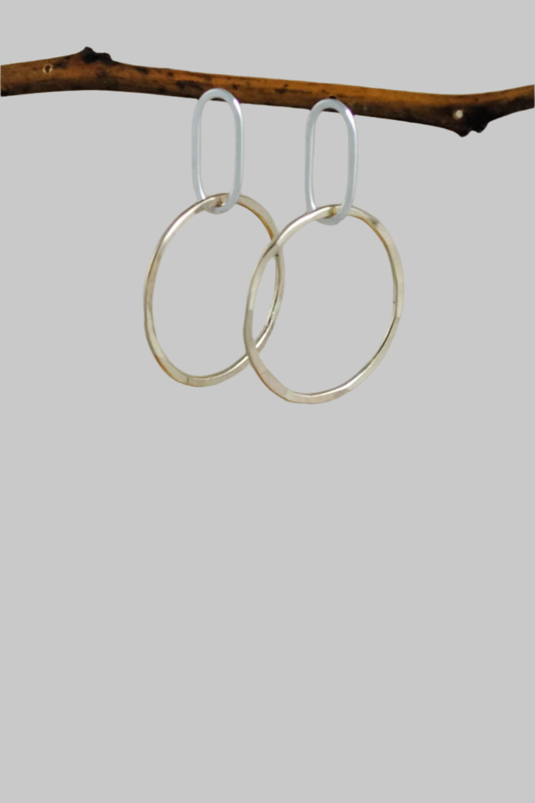 Paperclip Stud Earrings