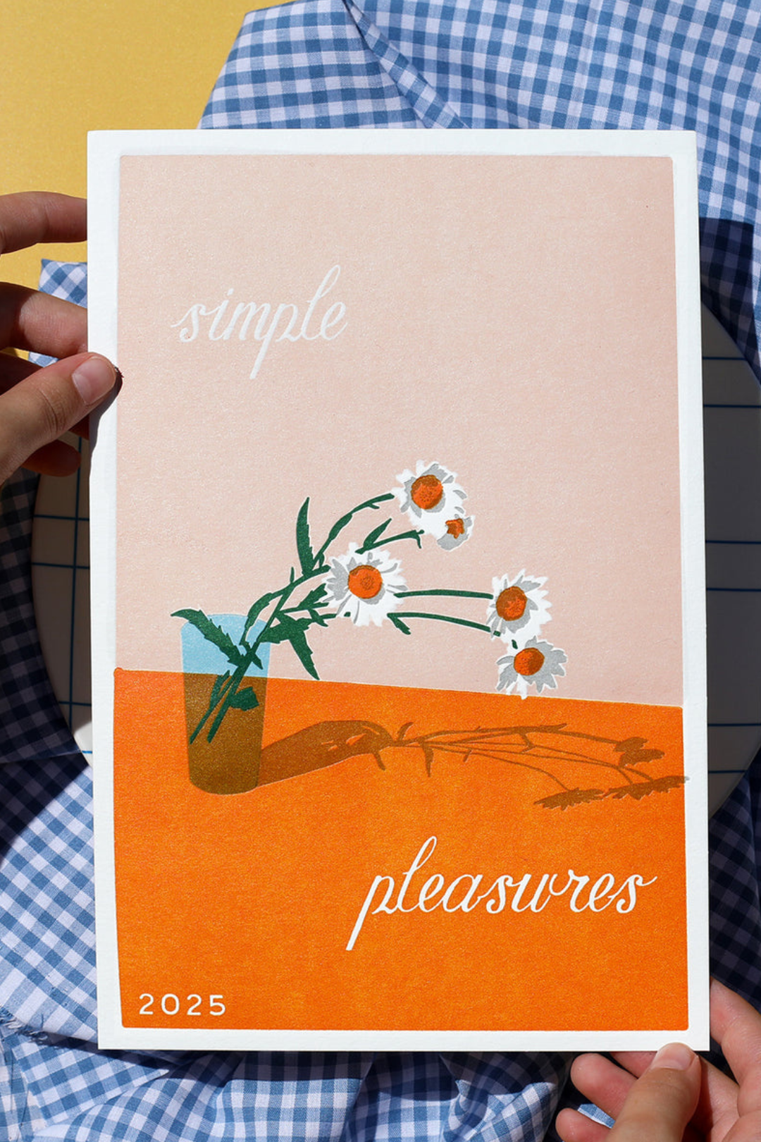 Simple Pleasures 2025 Letterpress Calendar