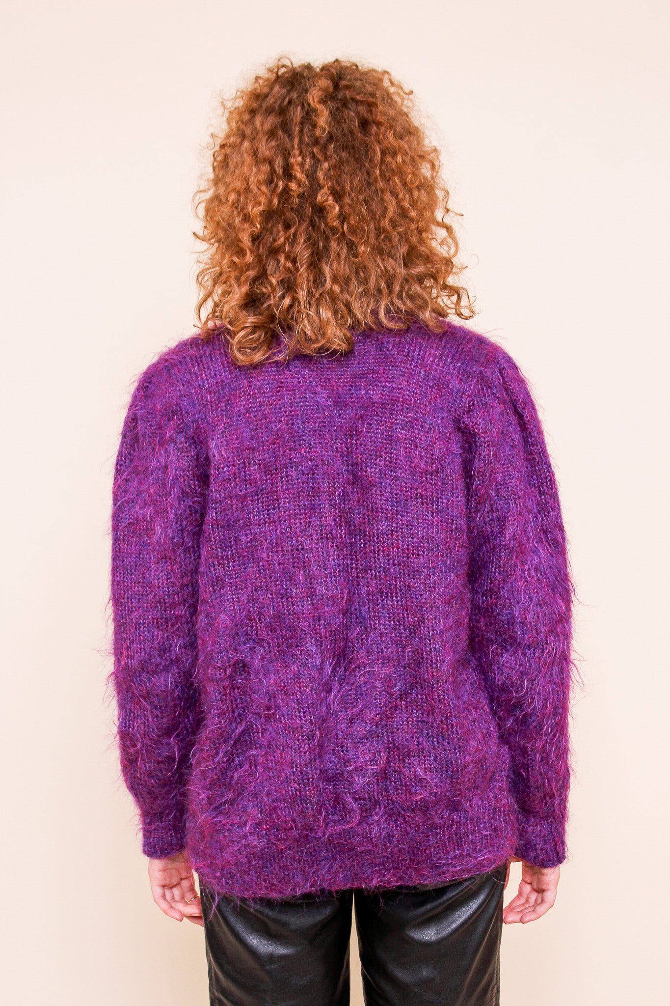Vintage Violet Mohair Cardigan Size M