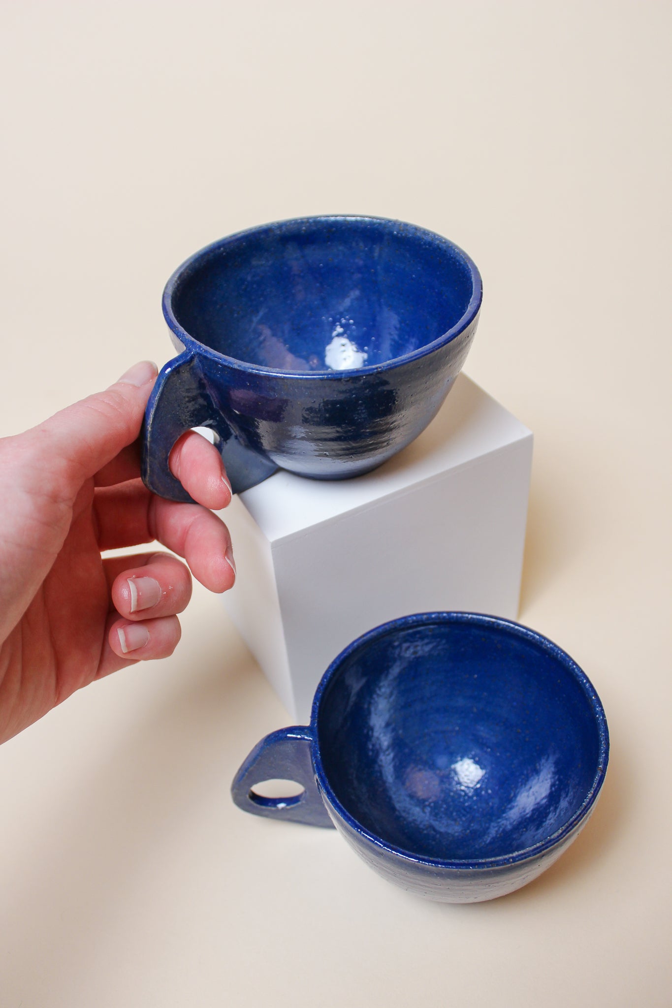 Cobalt Cappuccino Mug