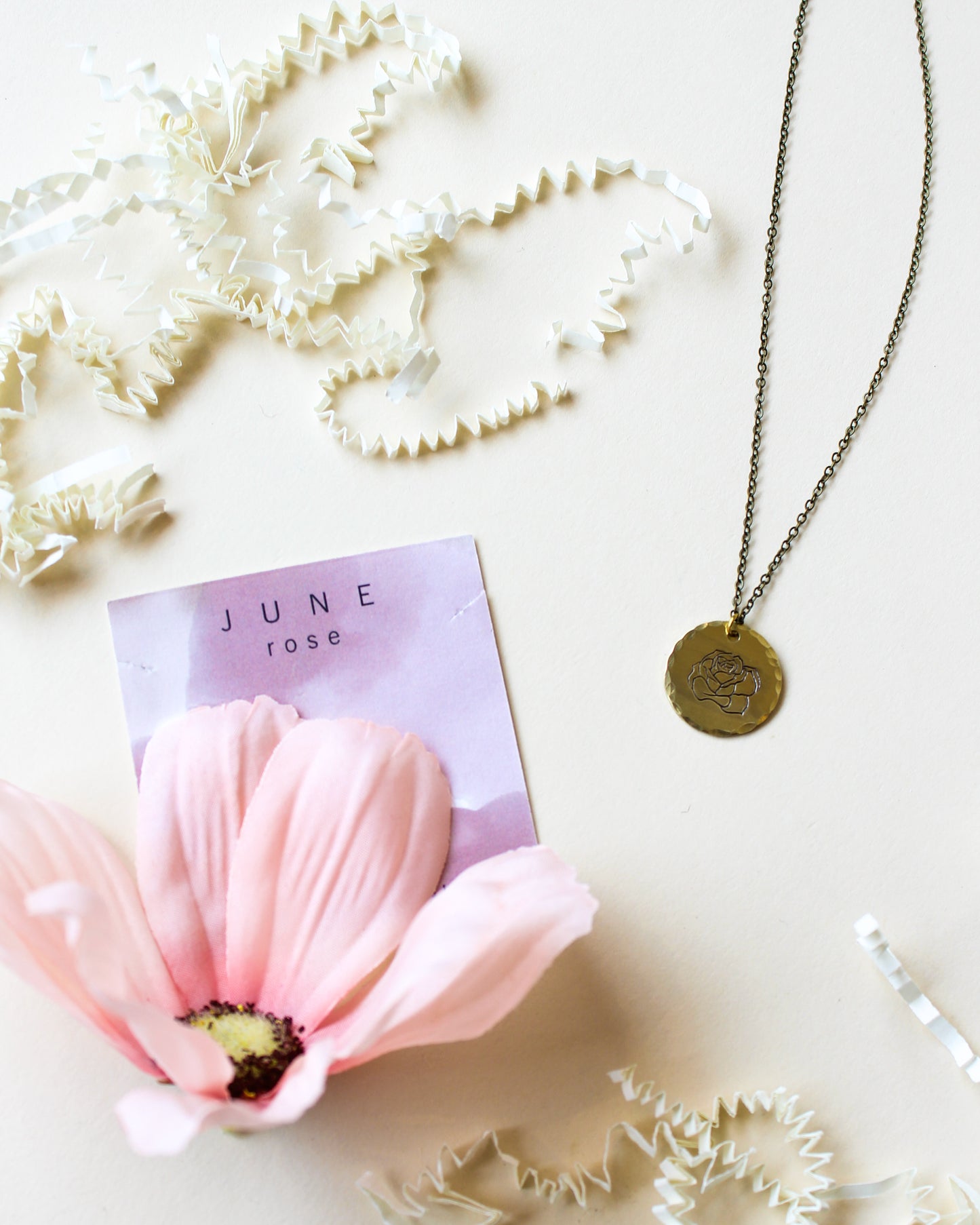 Month Flower Necklace