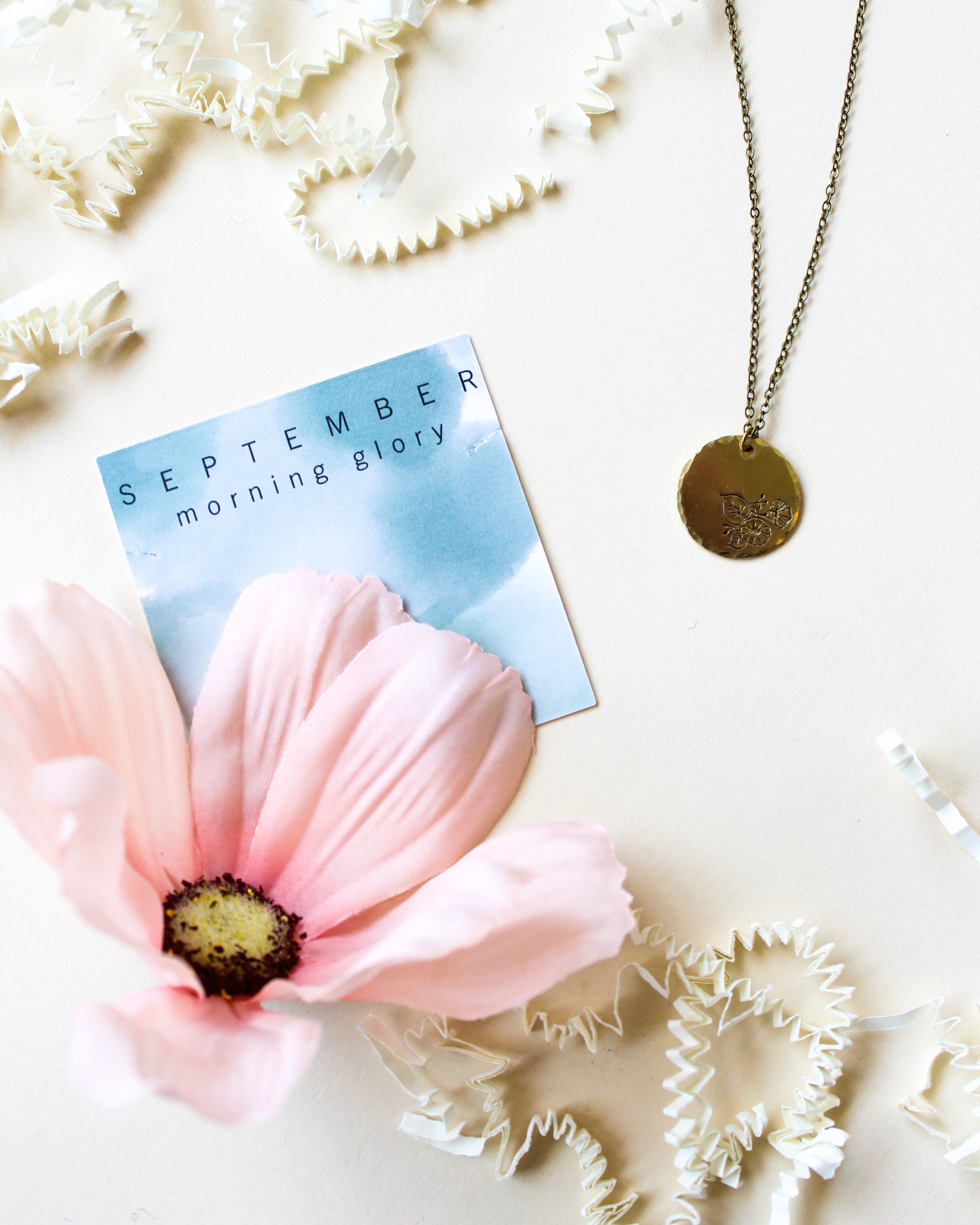 September deals flower necklace