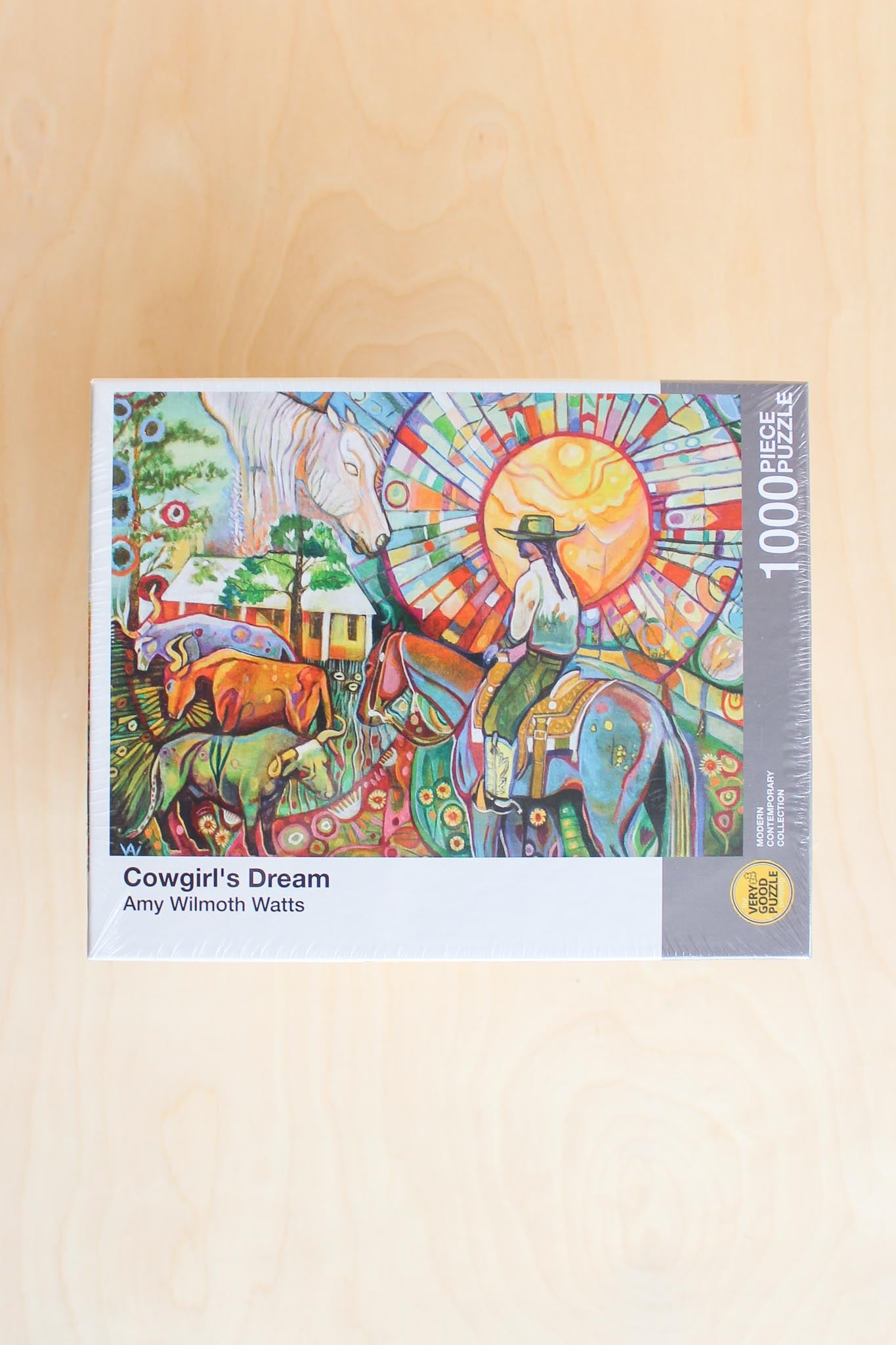 Amy Wilmoth Watts - Cowgirl's Dream 1000 Piece Puzzle