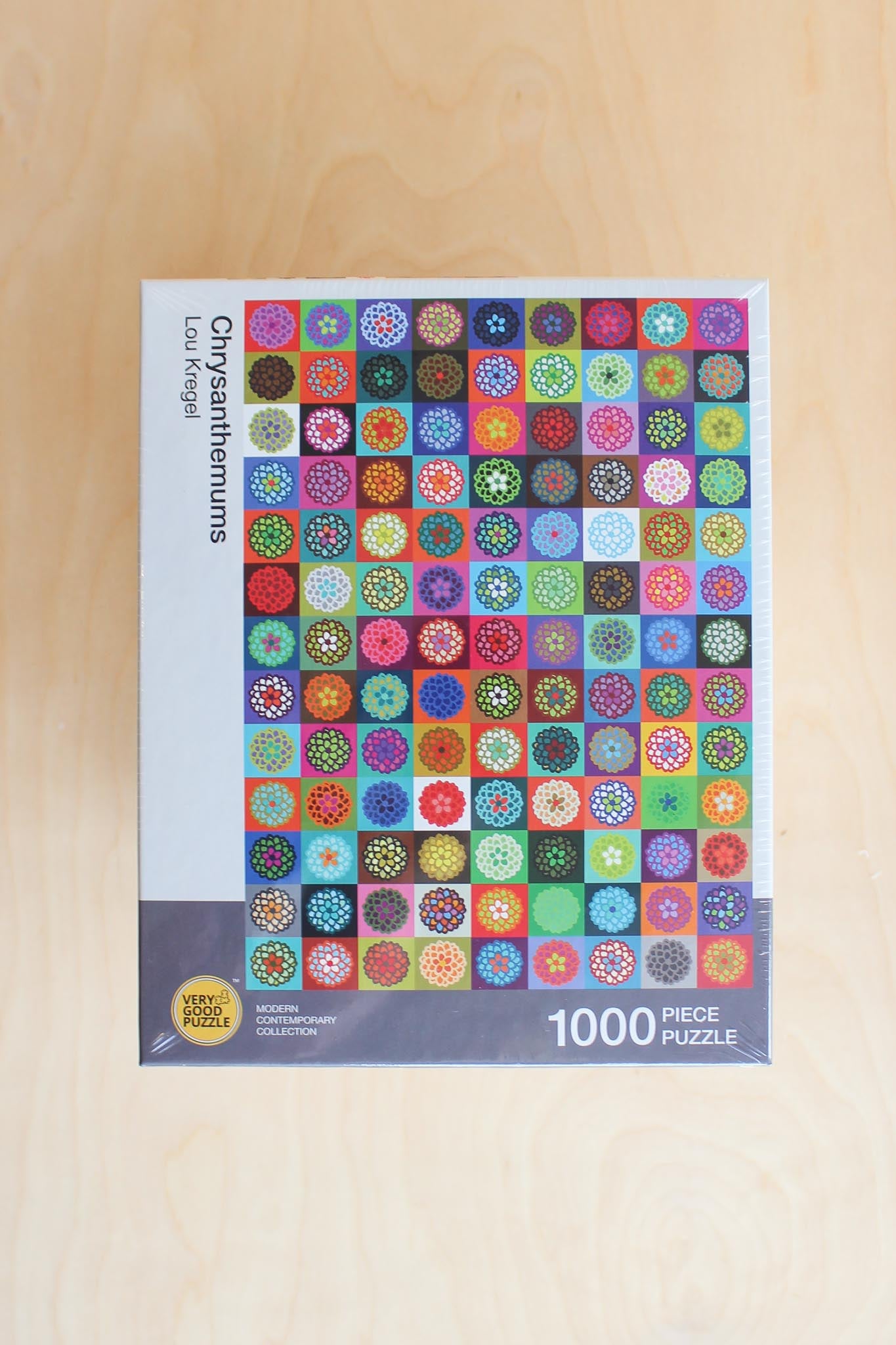 Lou Kregel - Chrysanthemums 1000 Piece Puzzle